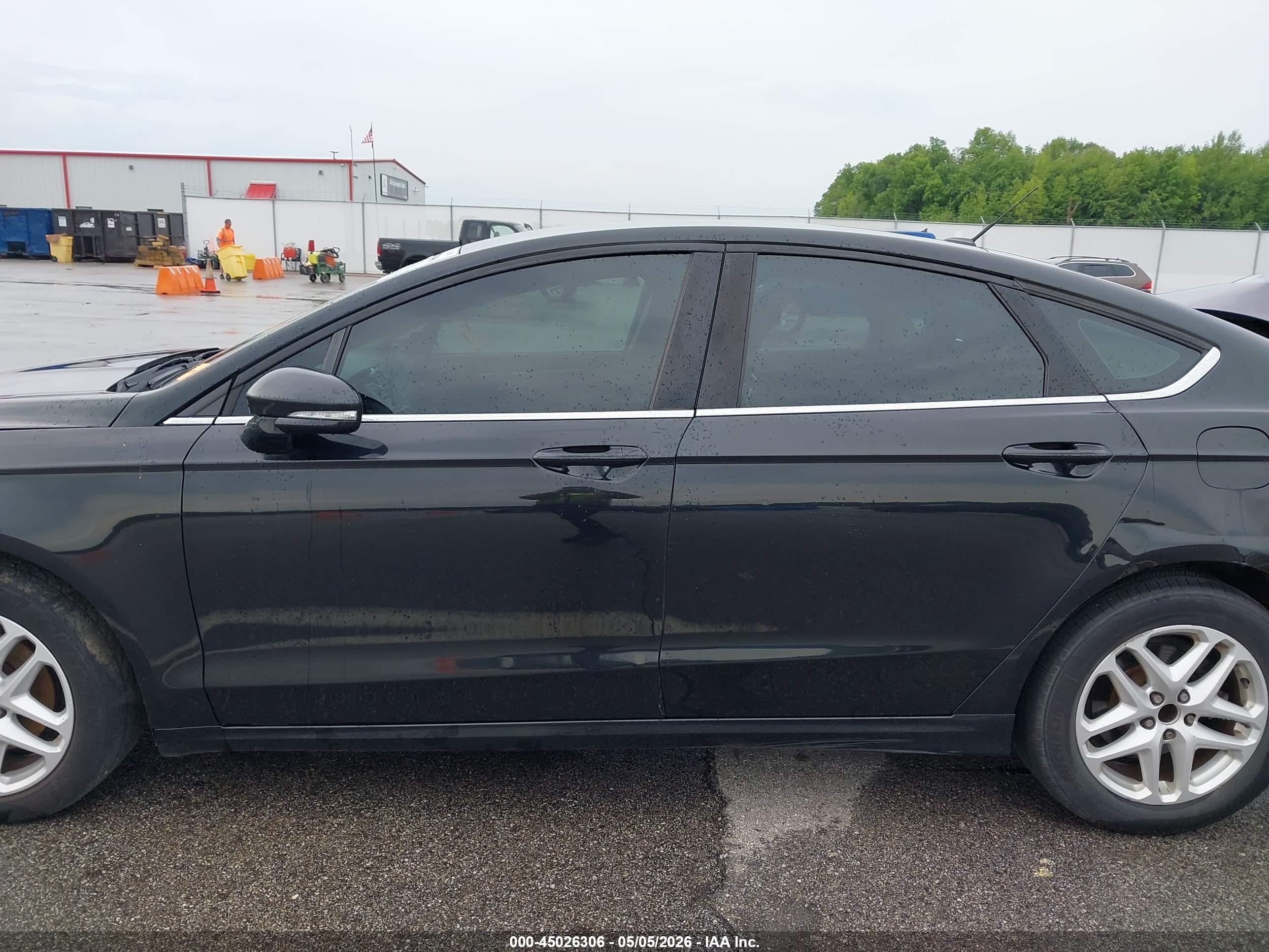 2014 Ford Fusion Se Черный vin: 3FA6P0HD8ER179527
