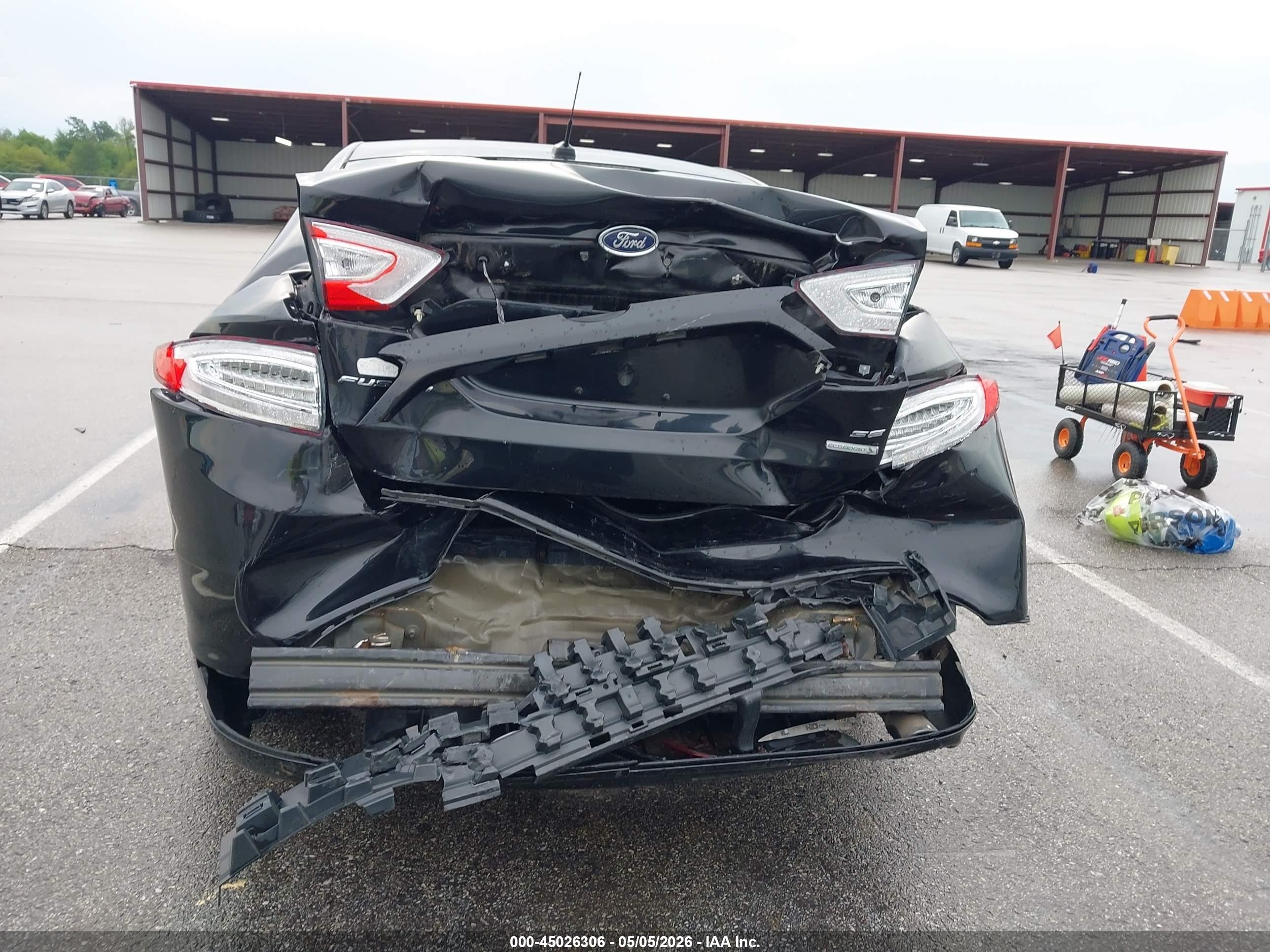2014 Ford Fusion Se Черный vin: 3FA6P0HD8ER179527