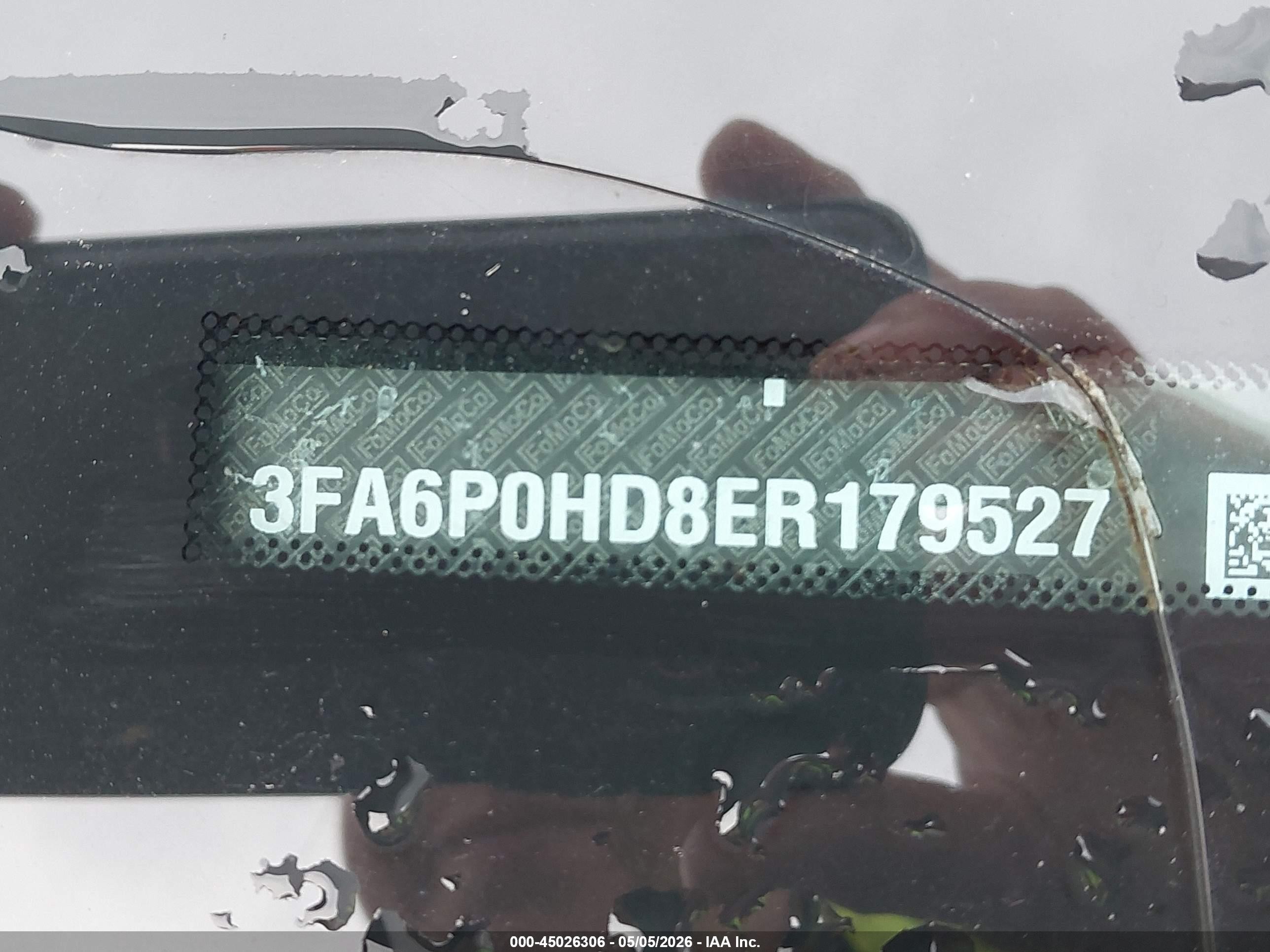 2014 Ford Fusion Se Черный vin: 3FA6P0HD8ER179527