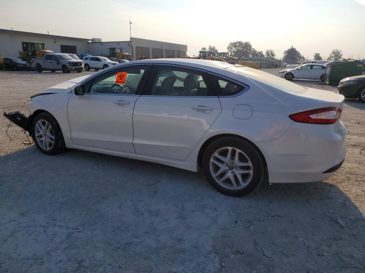2014 Ford Fusion Se White vin: 3FA6P0HD8ER218343