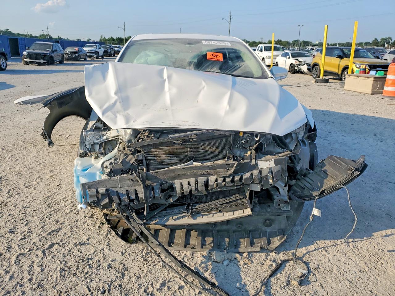 2014 Ford Fusion Se White vin: 3FA6P0HD8ER218343