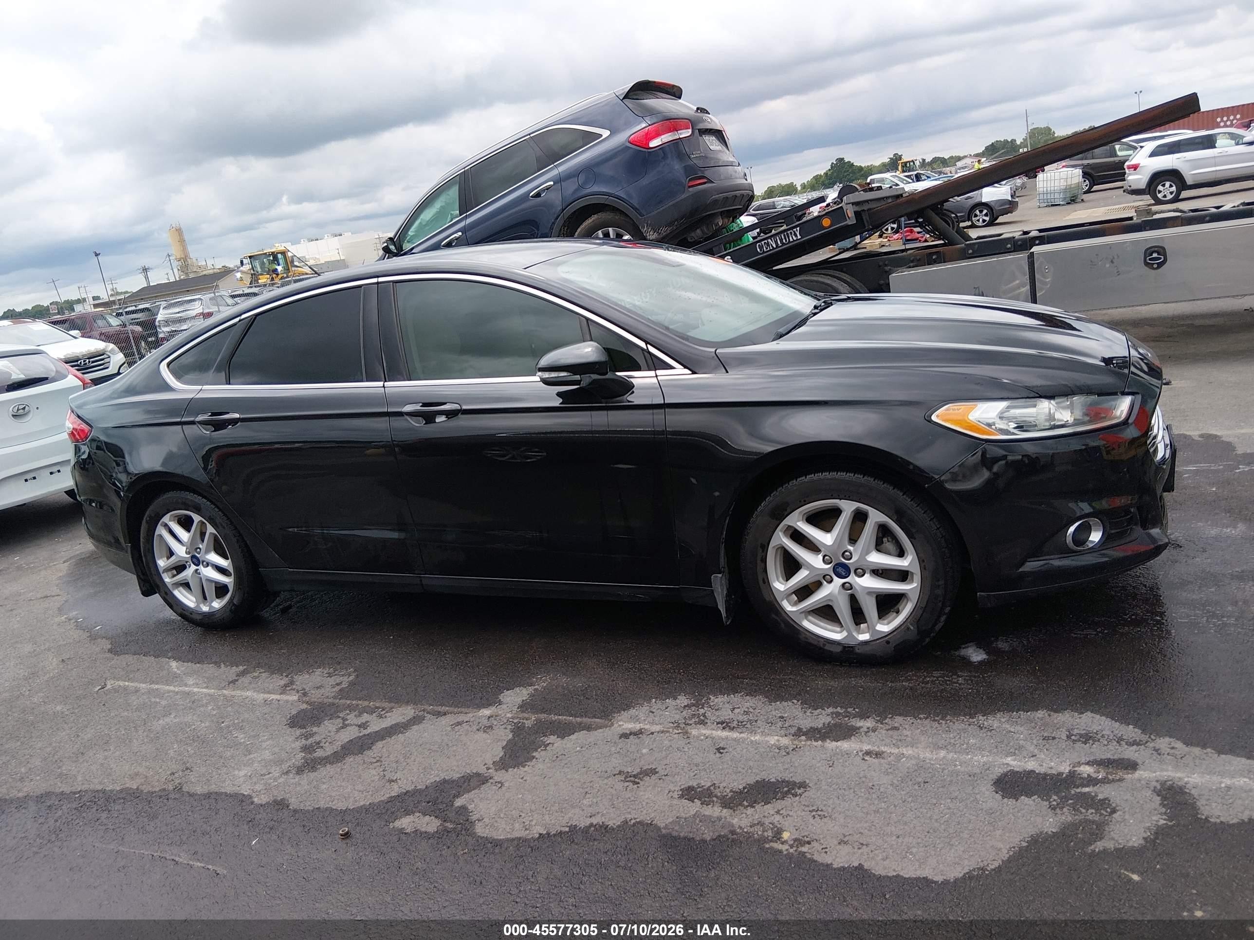 2014 Ford Fusion Se Black vin: 3FA6P0HD8ER241153
