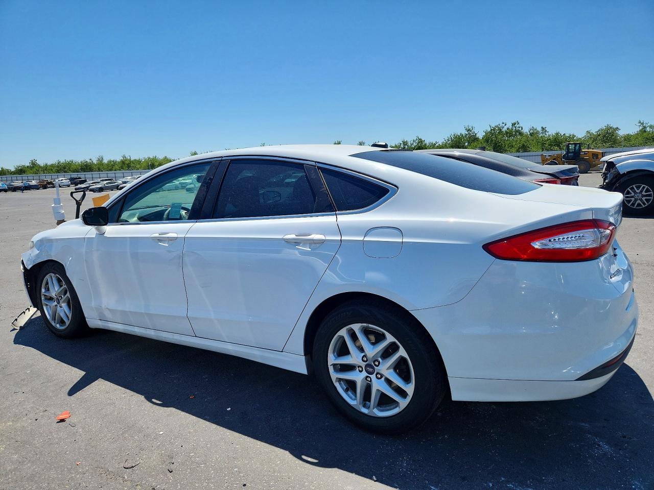 2014 Ford Fusion Se White vin: 3FA6P0HD8ER242495