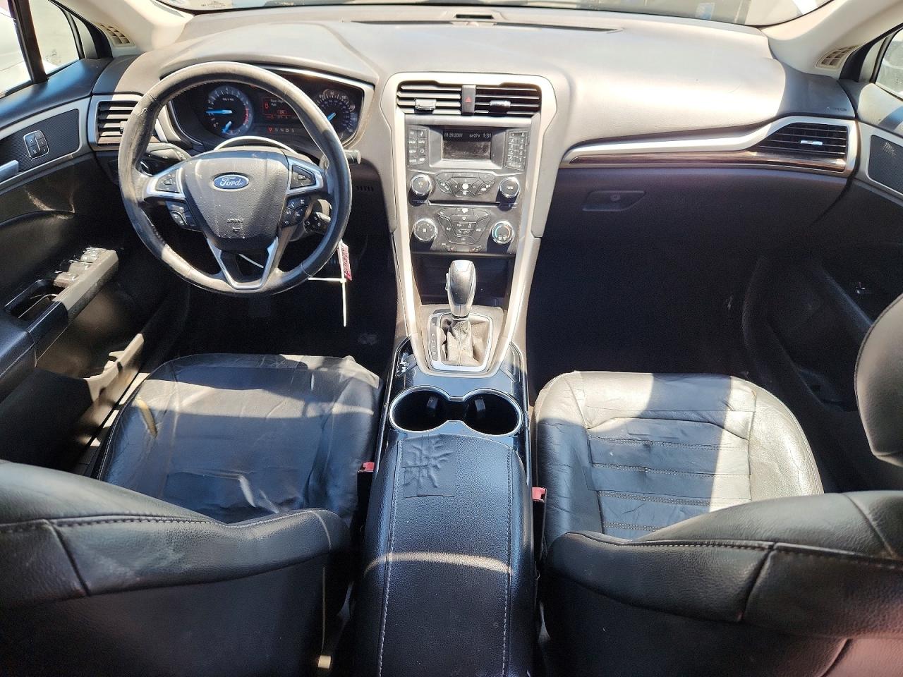 2014 Ford Fusion Se White vin: 3FA6P0HD8ER242495