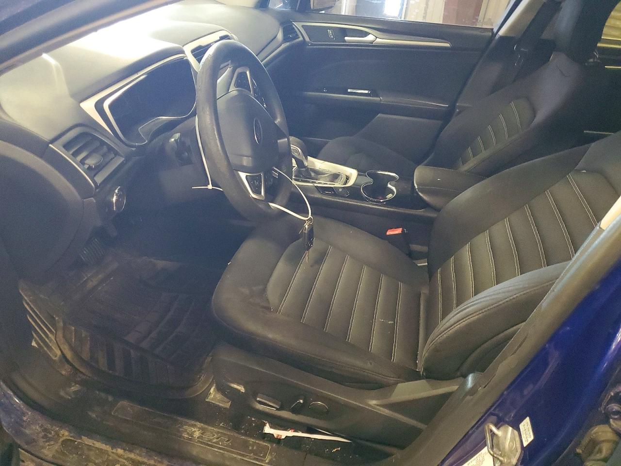 2014 Ford Fusion Se Blue vin: 3FA6P0HD8ER244473