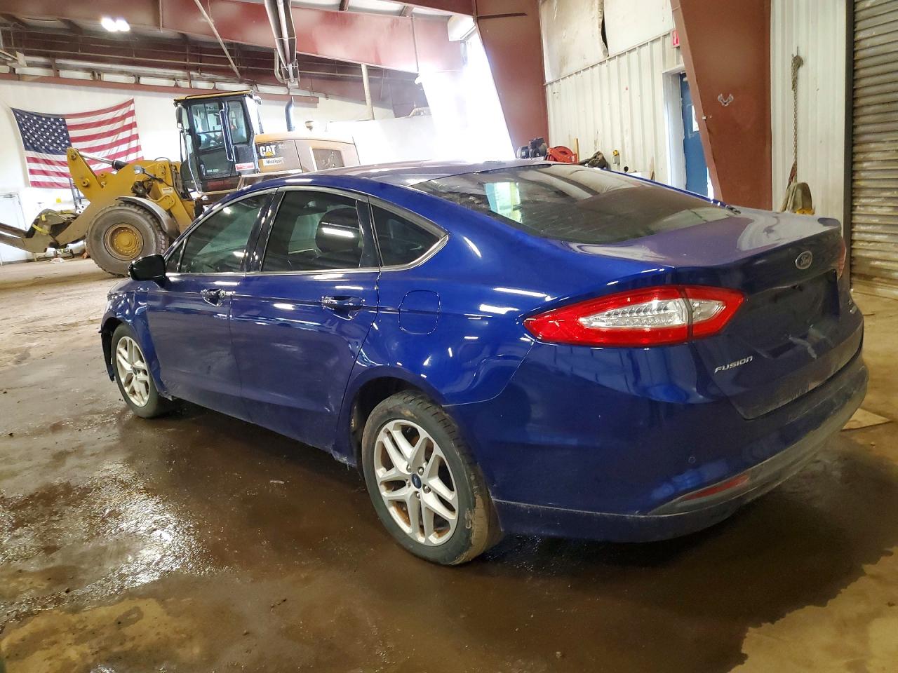 2014 Ford Fusion Se Blue vin: 3FA6P0HD8ER244473