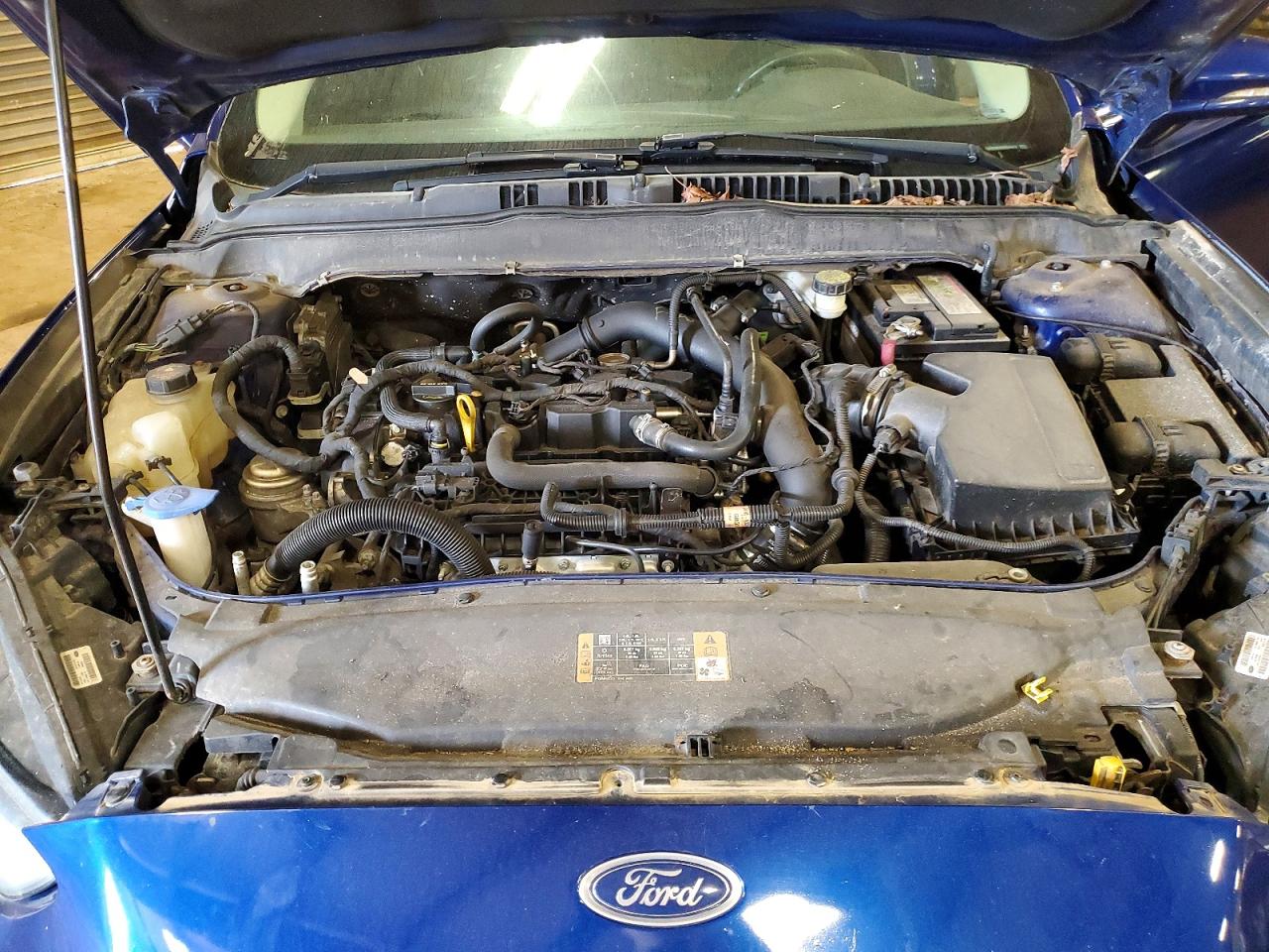 2014 Ford Fusion Se Blue vin: 3FA6P0HD8ER244473