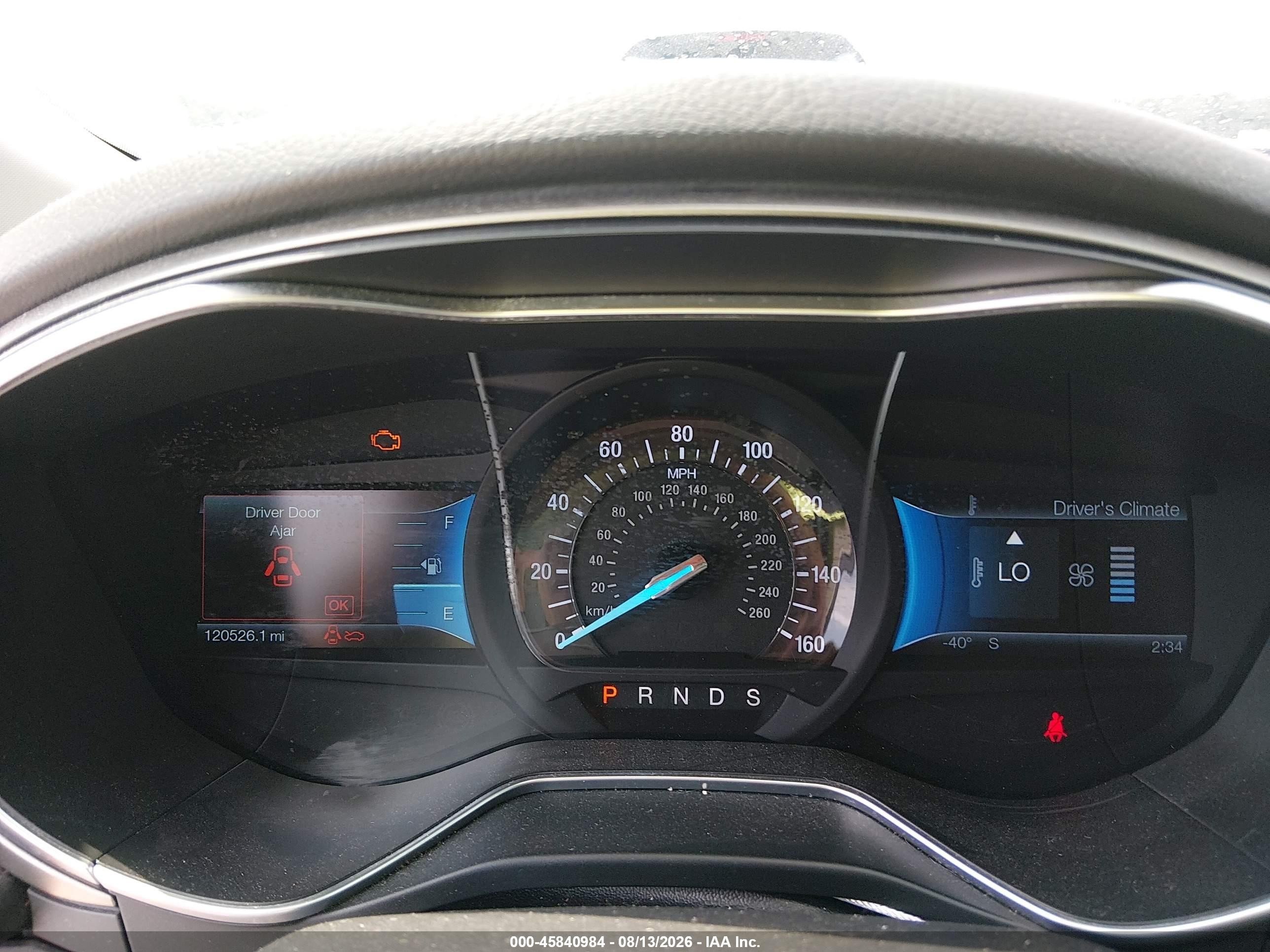 2014 Ford Fusion Se Blue vin: 3FA6P0HD8ER247731
