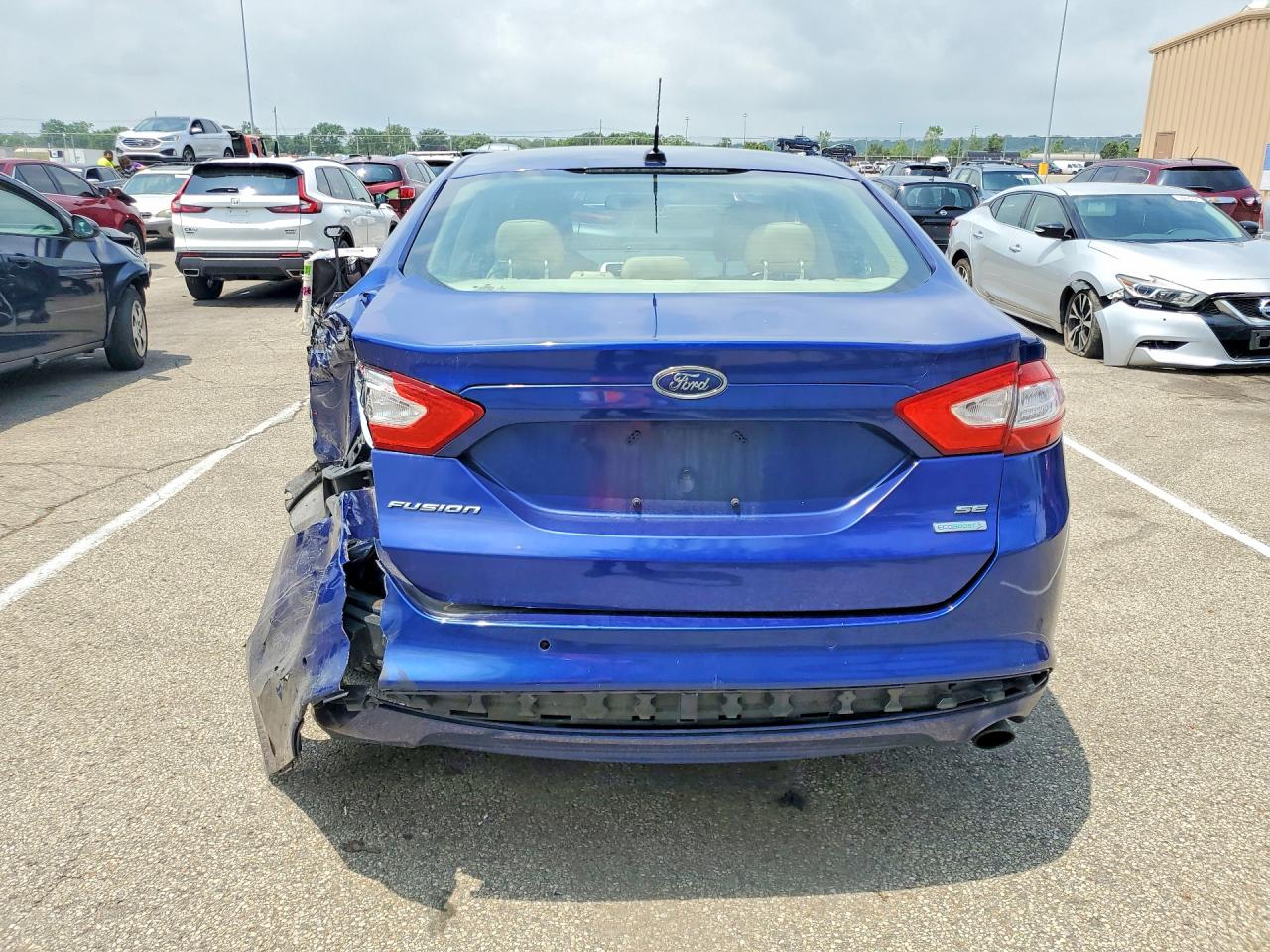 2014 Ford Fusion Se Blue vin: 3FA6P0HD8ER286139