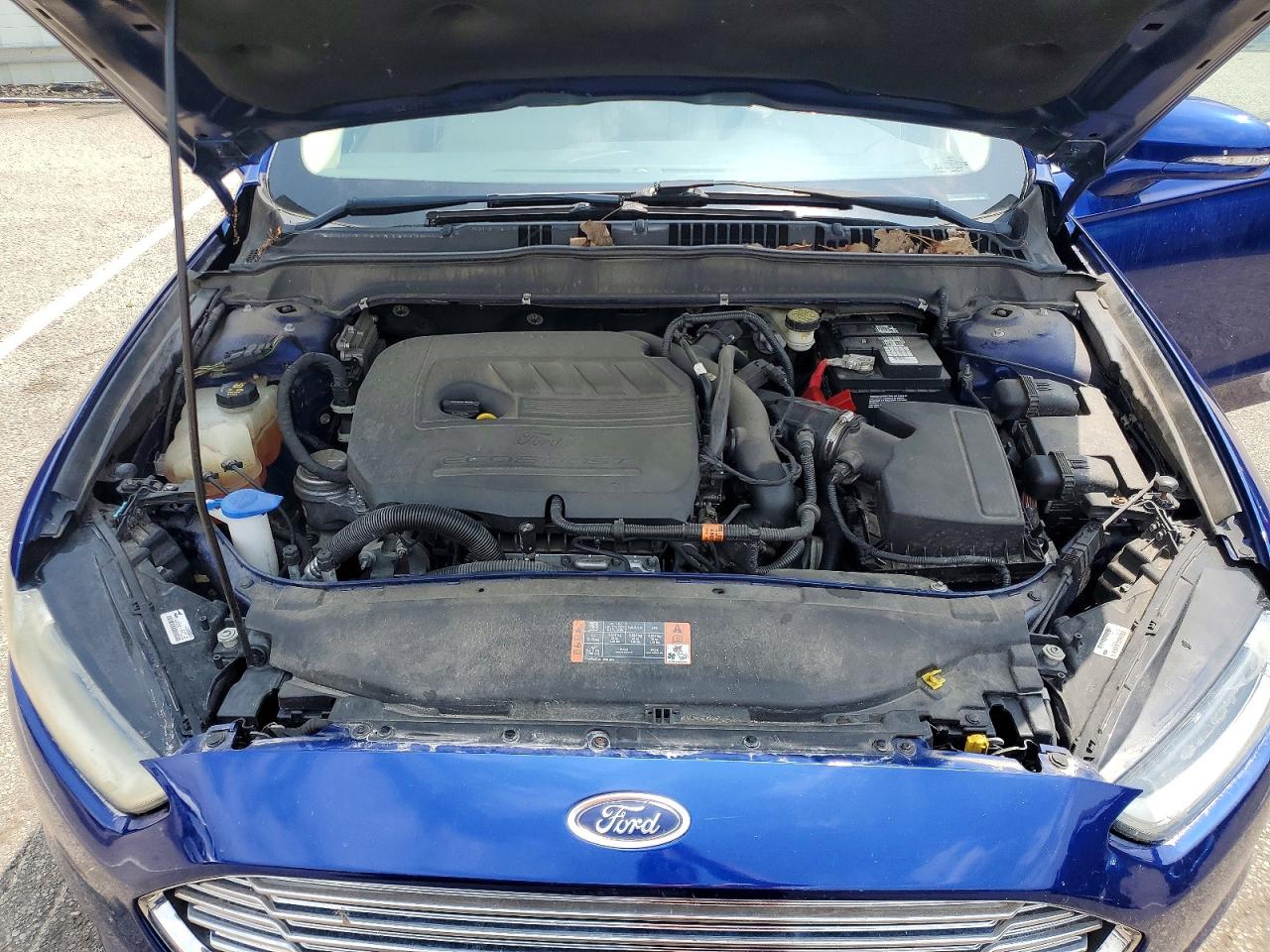 2014 Ford Fusion Se Blue vin: 3FA6P0HD8ER286139