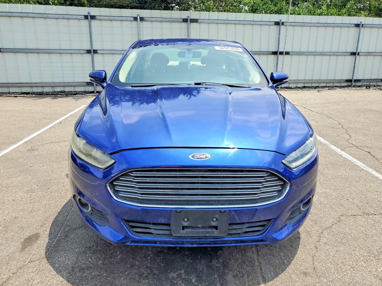 2014 Ford Fusion Se Blue vin: 3FA6P0HD8ER286139