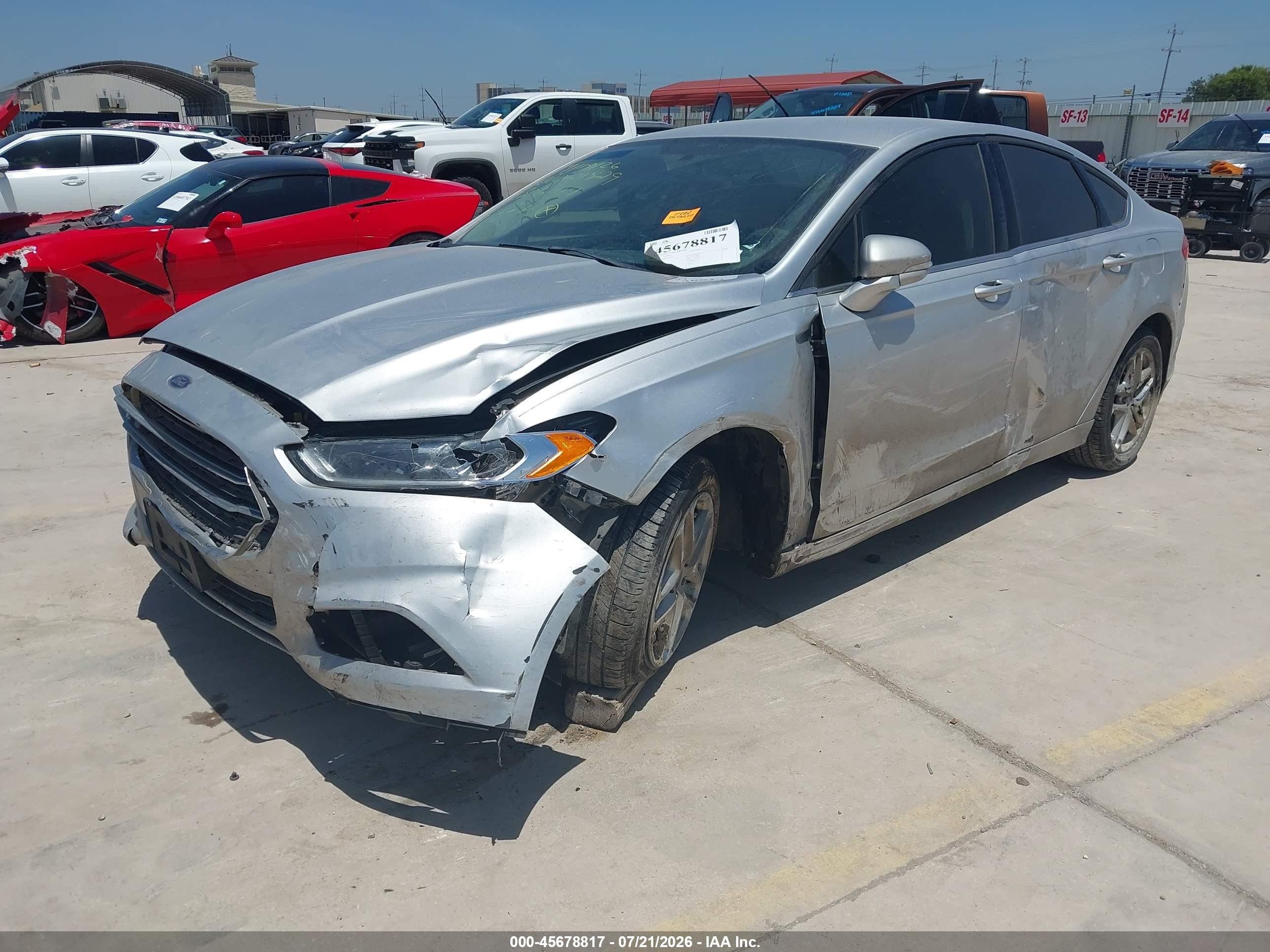 2014 Ford Fusion Se Silver vin: 3FA6P0HD8ER306017