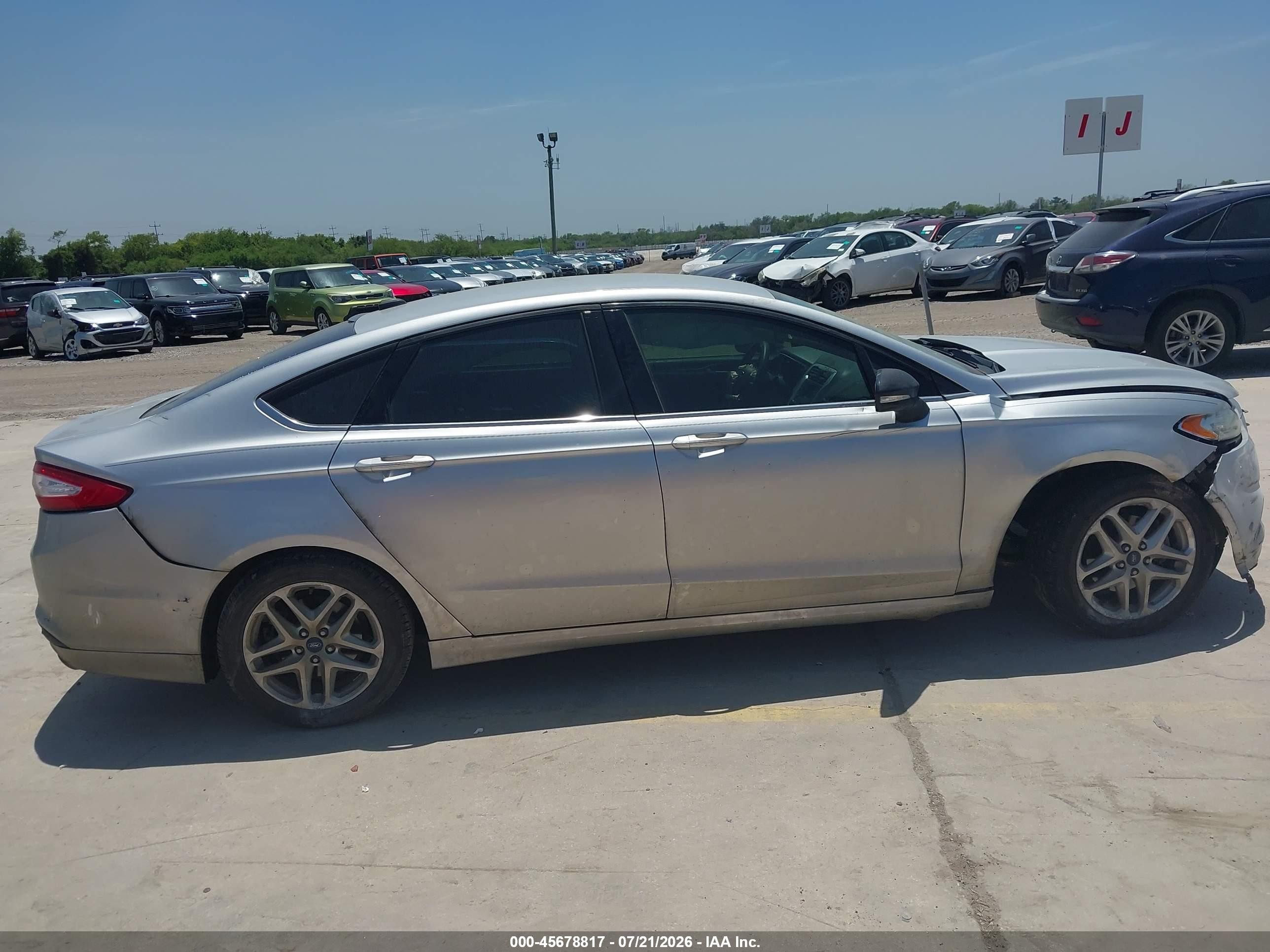 2014 Ford Fusion Se Silver vin: 3FA6P0HD8ER306017