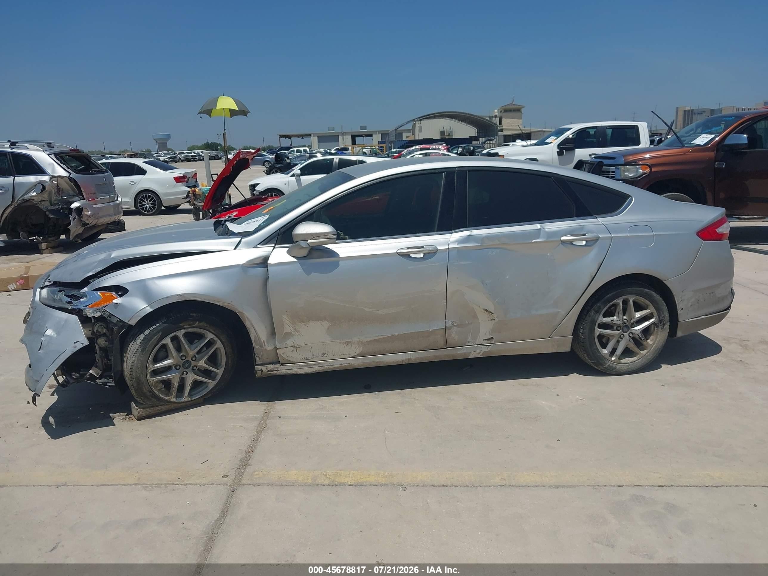 2014 Ford Fusion Se Silver vin: 3FA6P0HD8ER306017