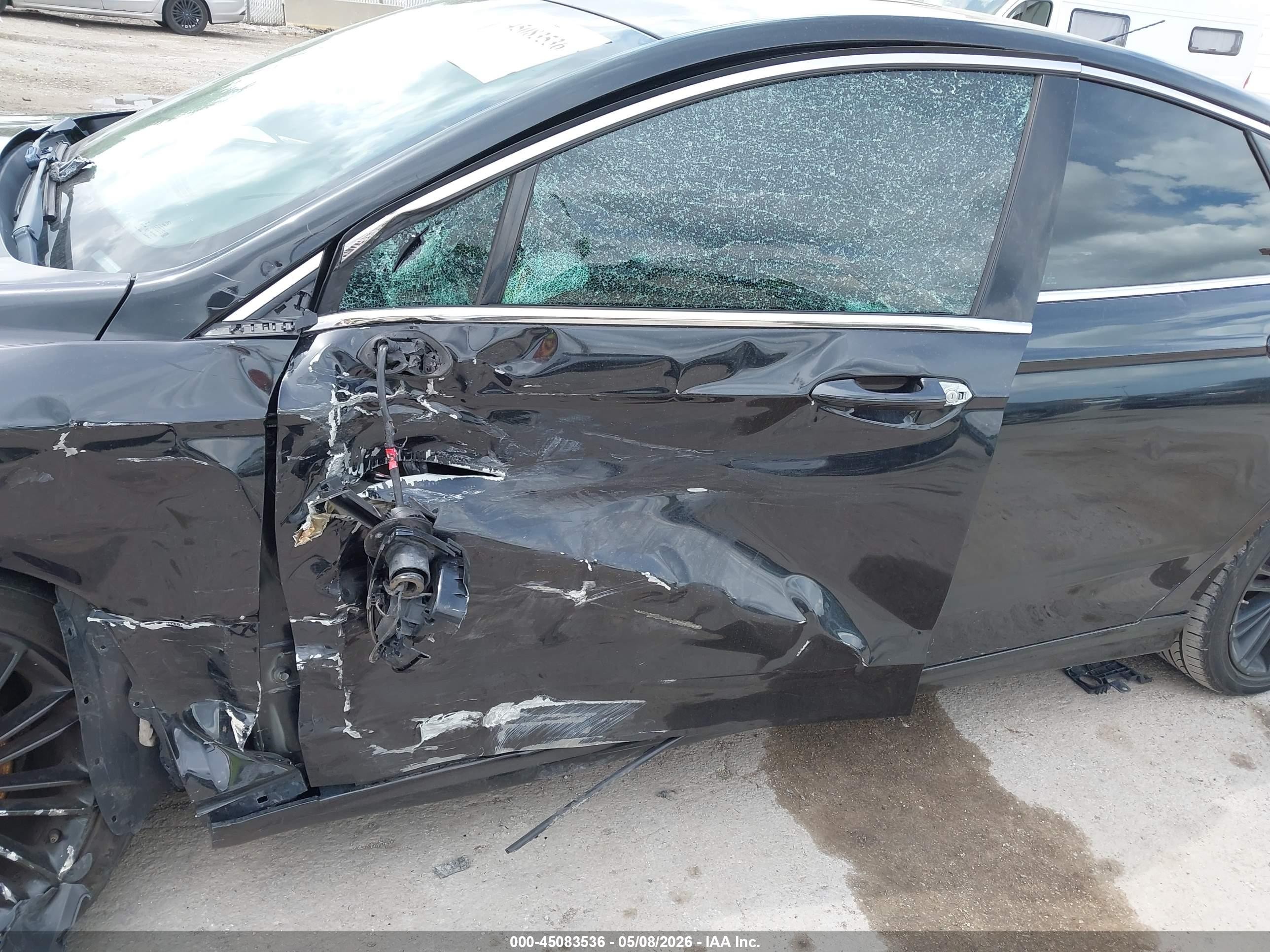 2014 Ford Fusion Se Black vin: 3FA6P0HD8ER328664