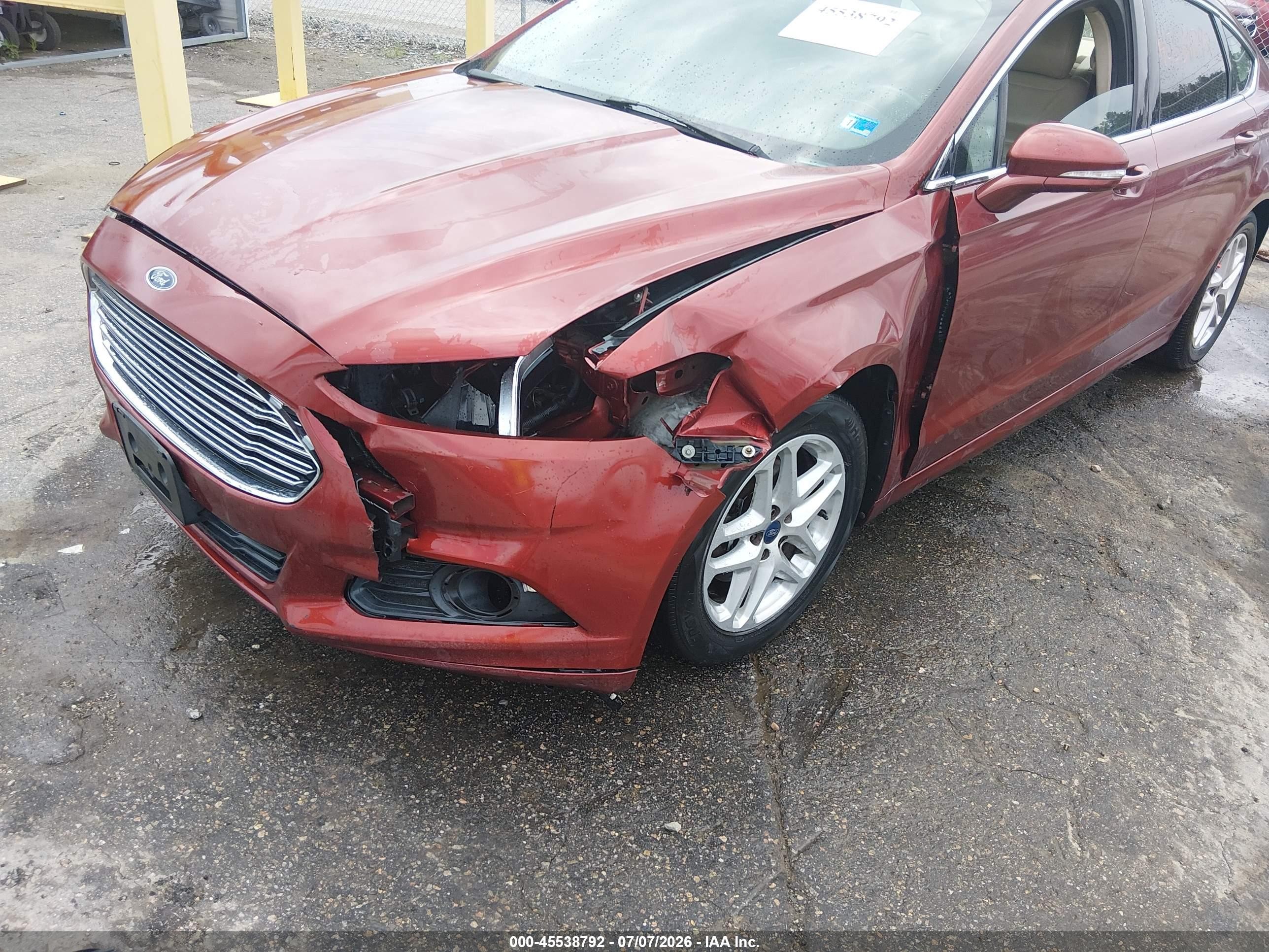 2014 Ford Fusion Se Burgundy vin: 3FA6P0HD8ER332004