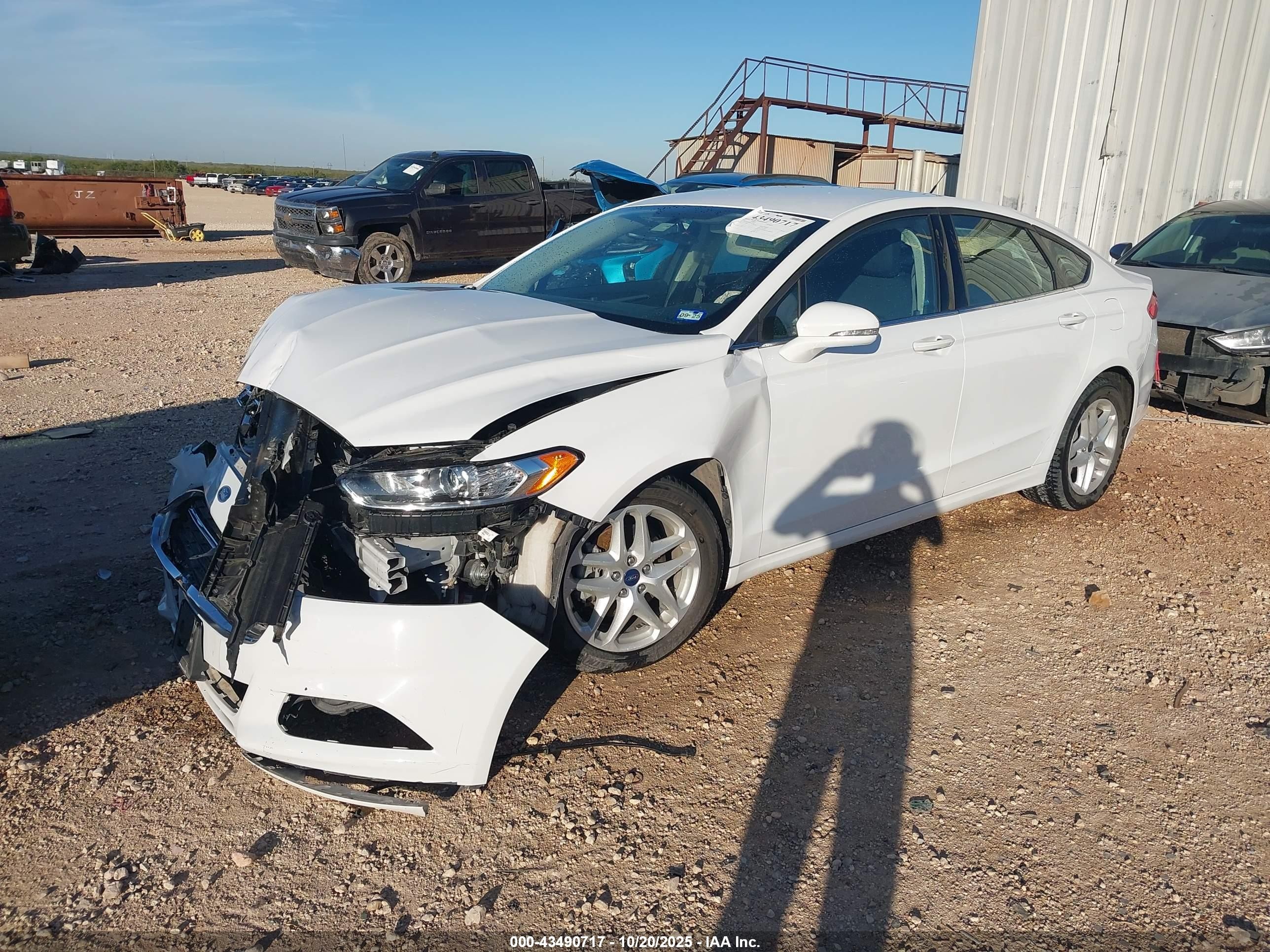 2014 Ford Fusion Se White vin: 3FA6P0HD8ER390744