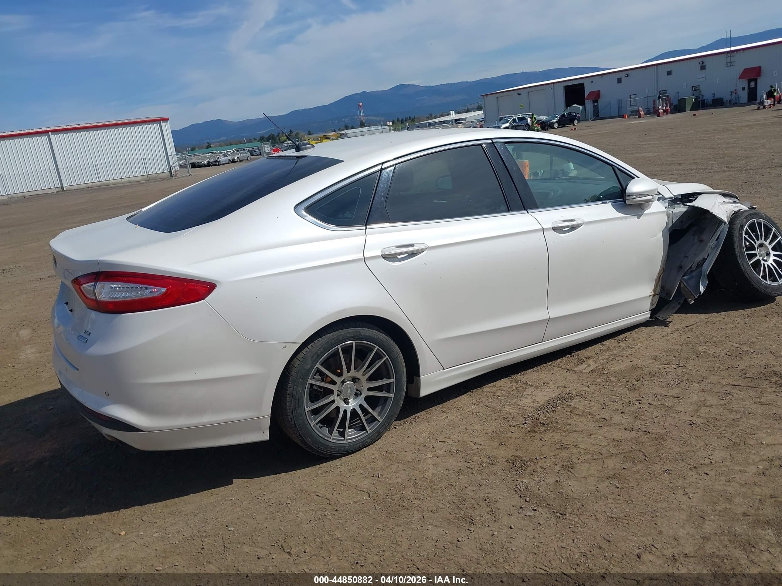 2015 Ford Fusion Se White vin: 3FA6P0HD8FR115294
