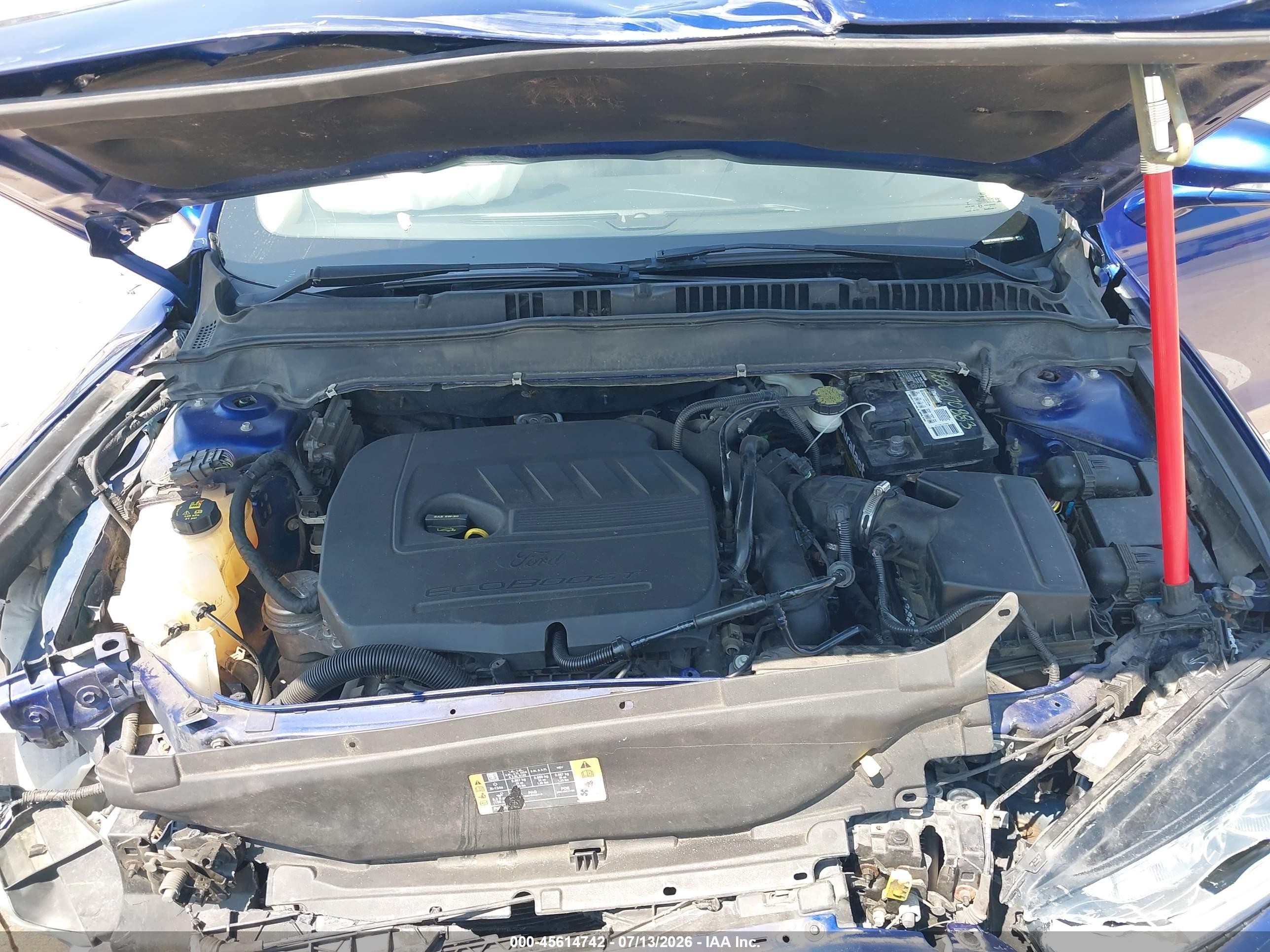 2015 Ford Fusion Se Blue vin: 3FA6P0HD8FR133357