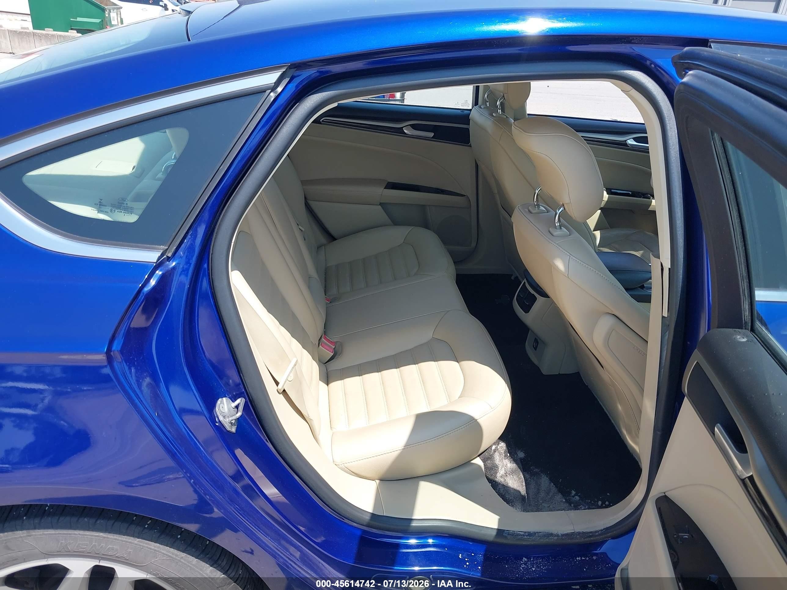2015 Ford Fusion Se Blue vin: 3FA6P0HD8FR133357