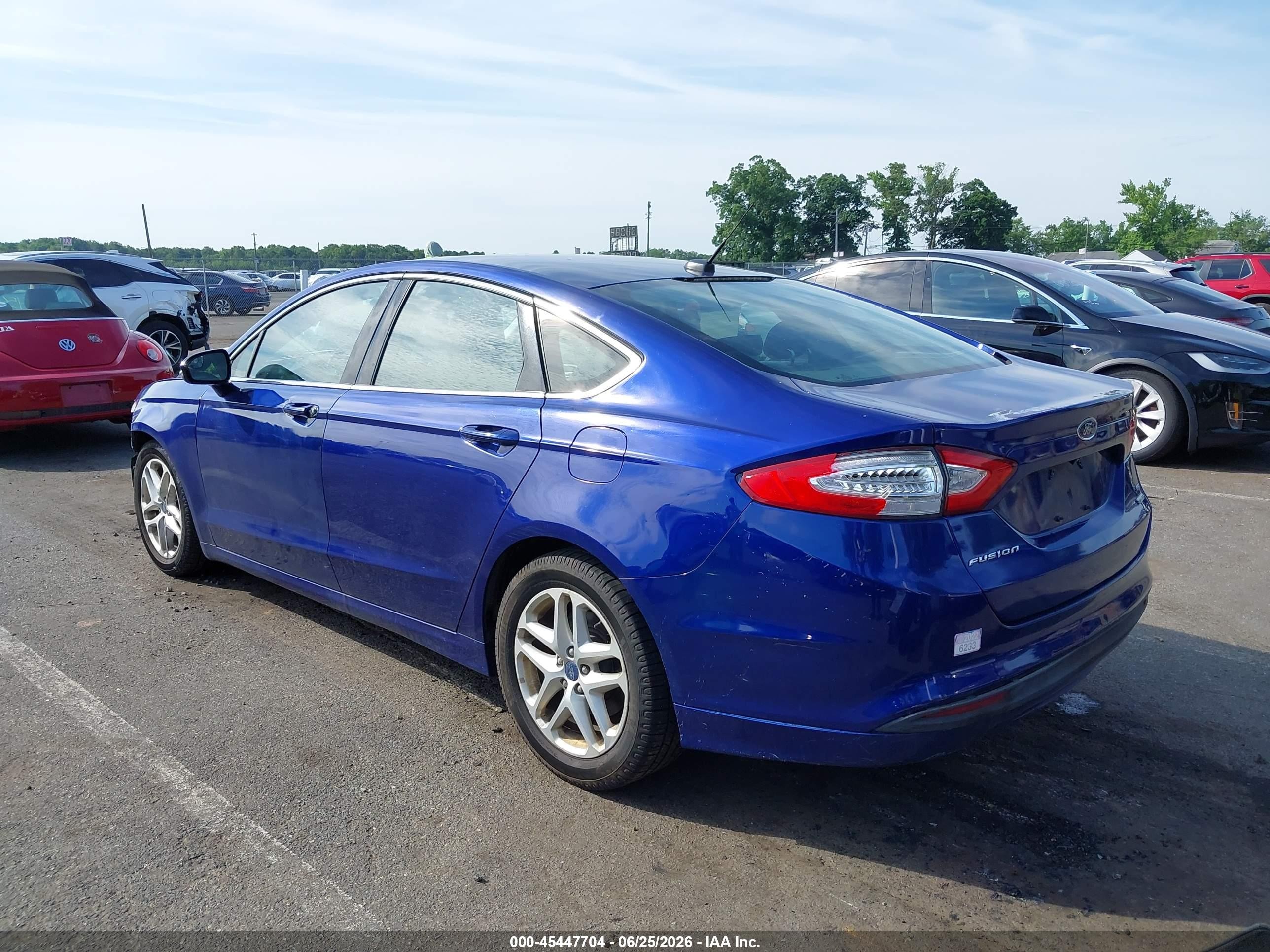 2015 Ford Fusion Se Blue vin: 3FA6P0HD8FR144830