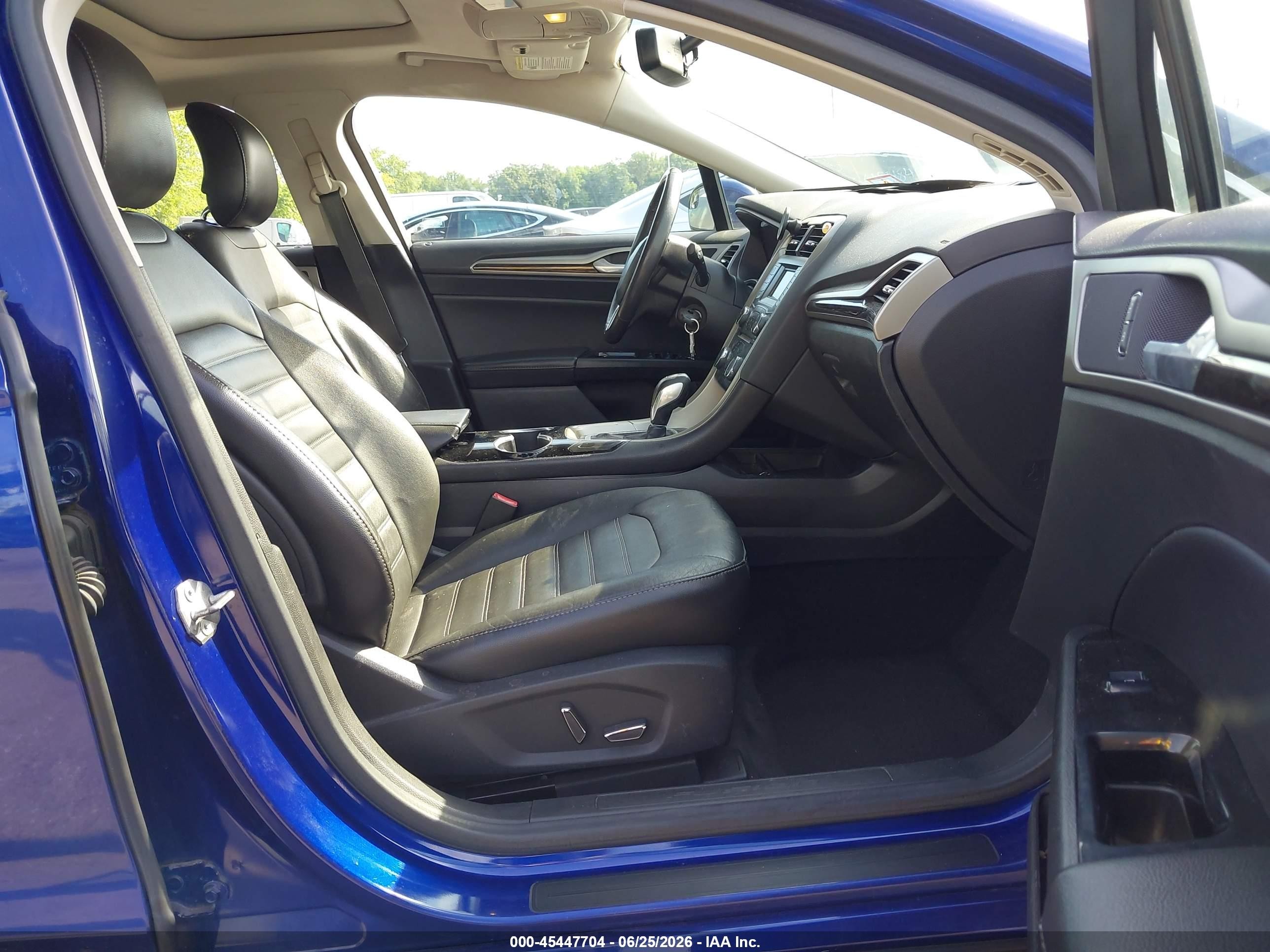 2015 Ford Fusion Se Blue vin: 3FA6P0HD8FR144830