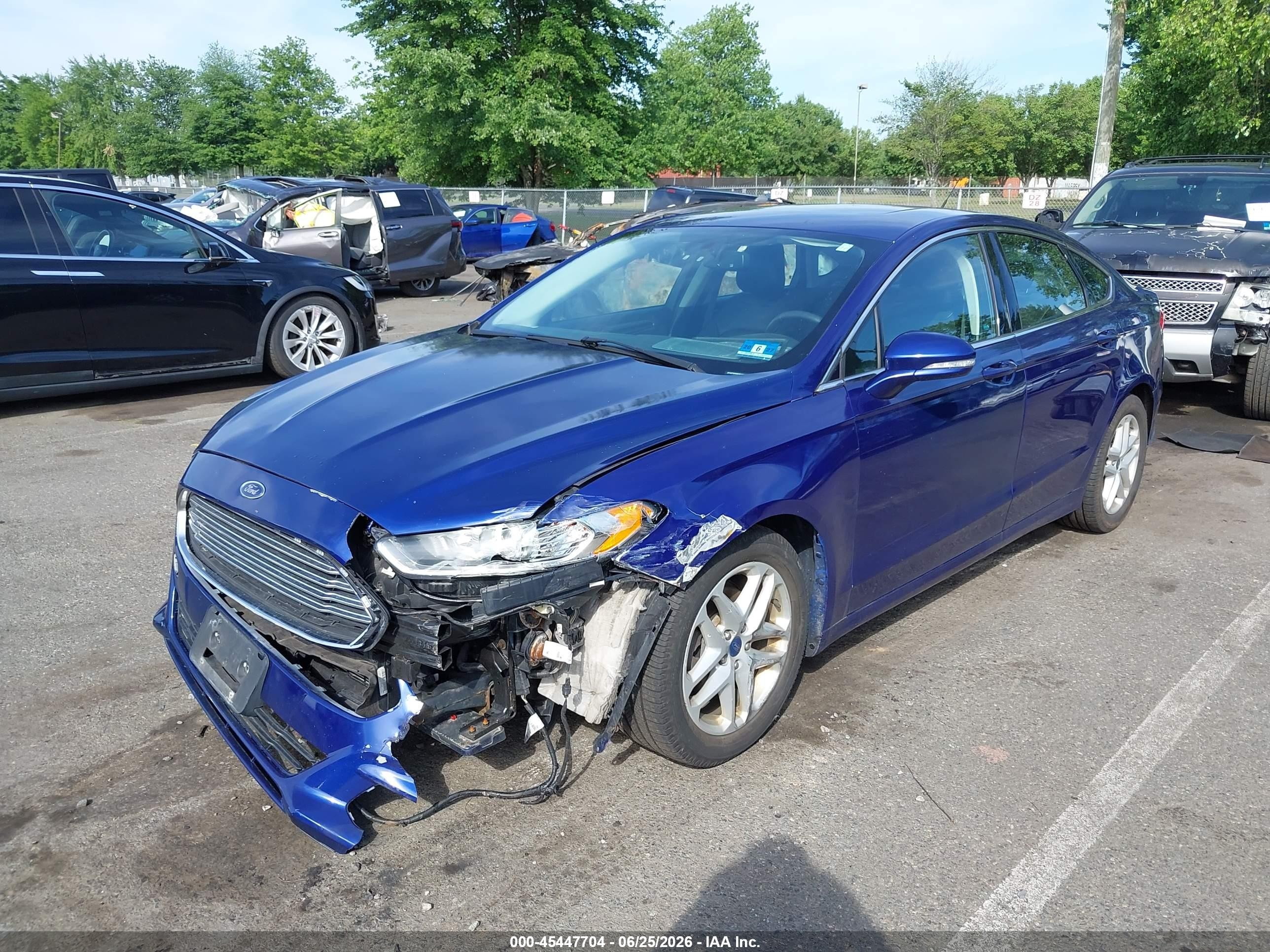 2015 Ford Fusion Se Blue vin: 3FA6P0HD8FR144830