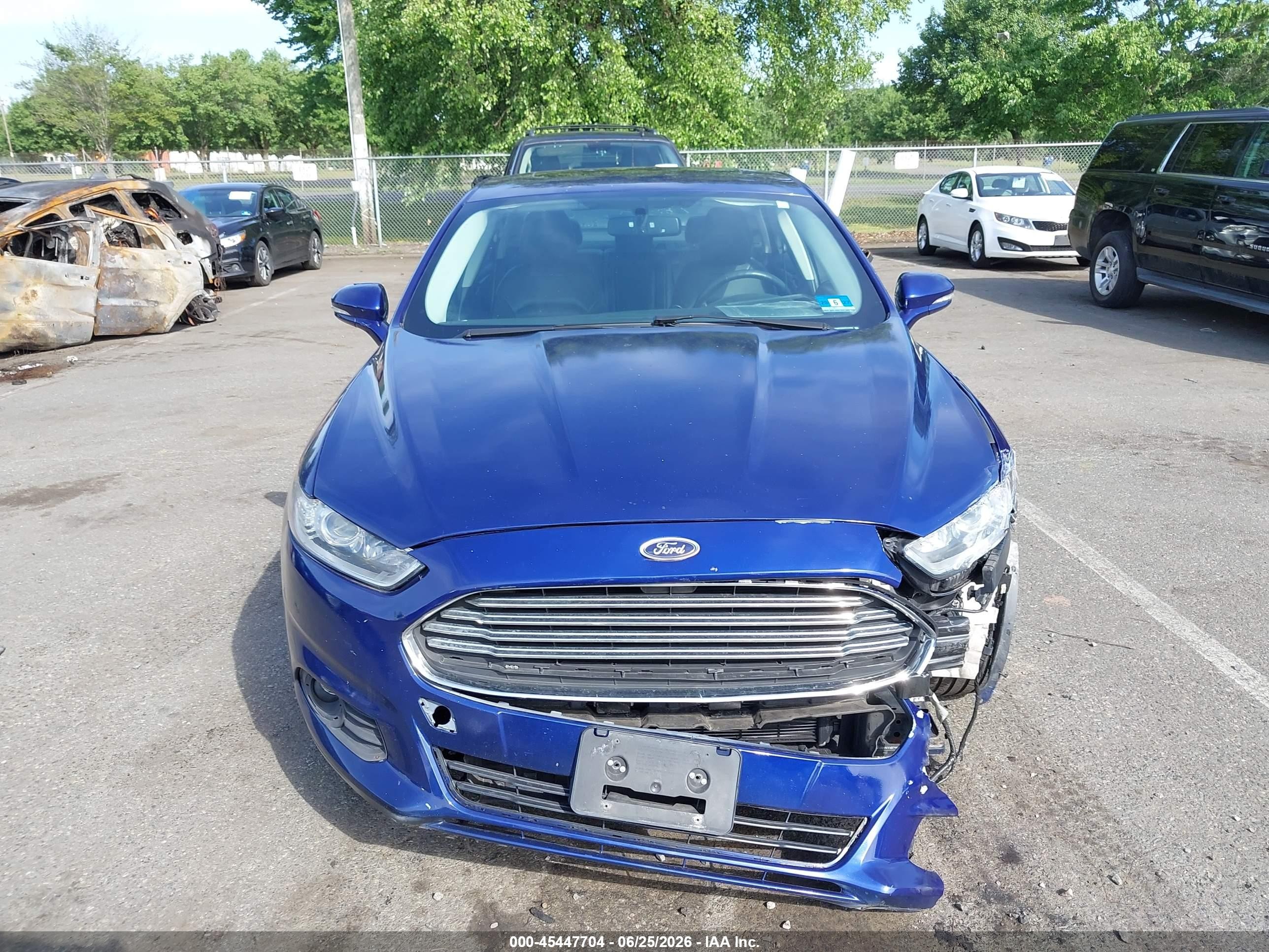 2015 Ford Fusion Se Blue vin: 3FA6P0HD8FR144830