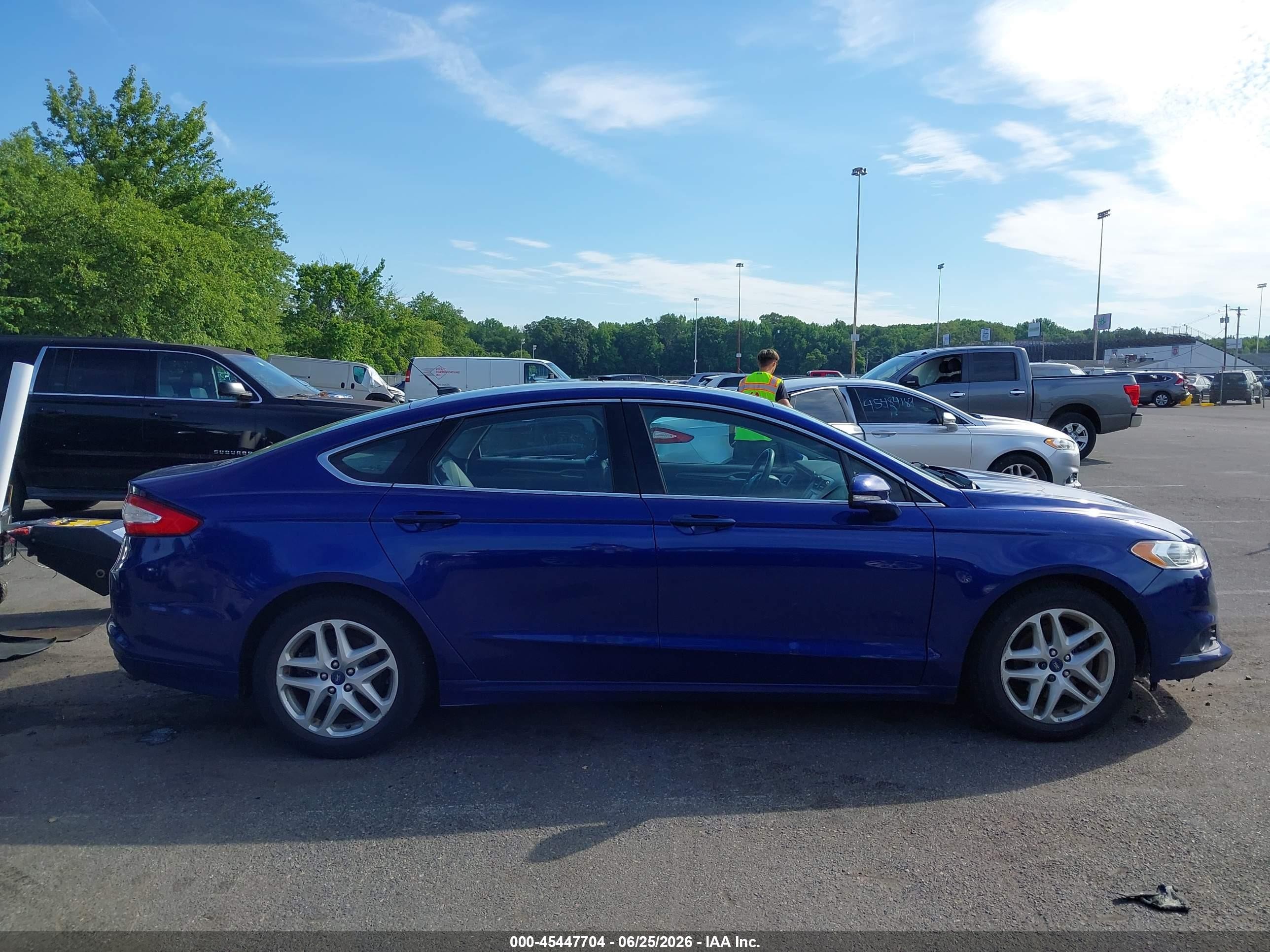 2015 Ford Fusion Se Blue vin: 3FA6P0HD8FR144830