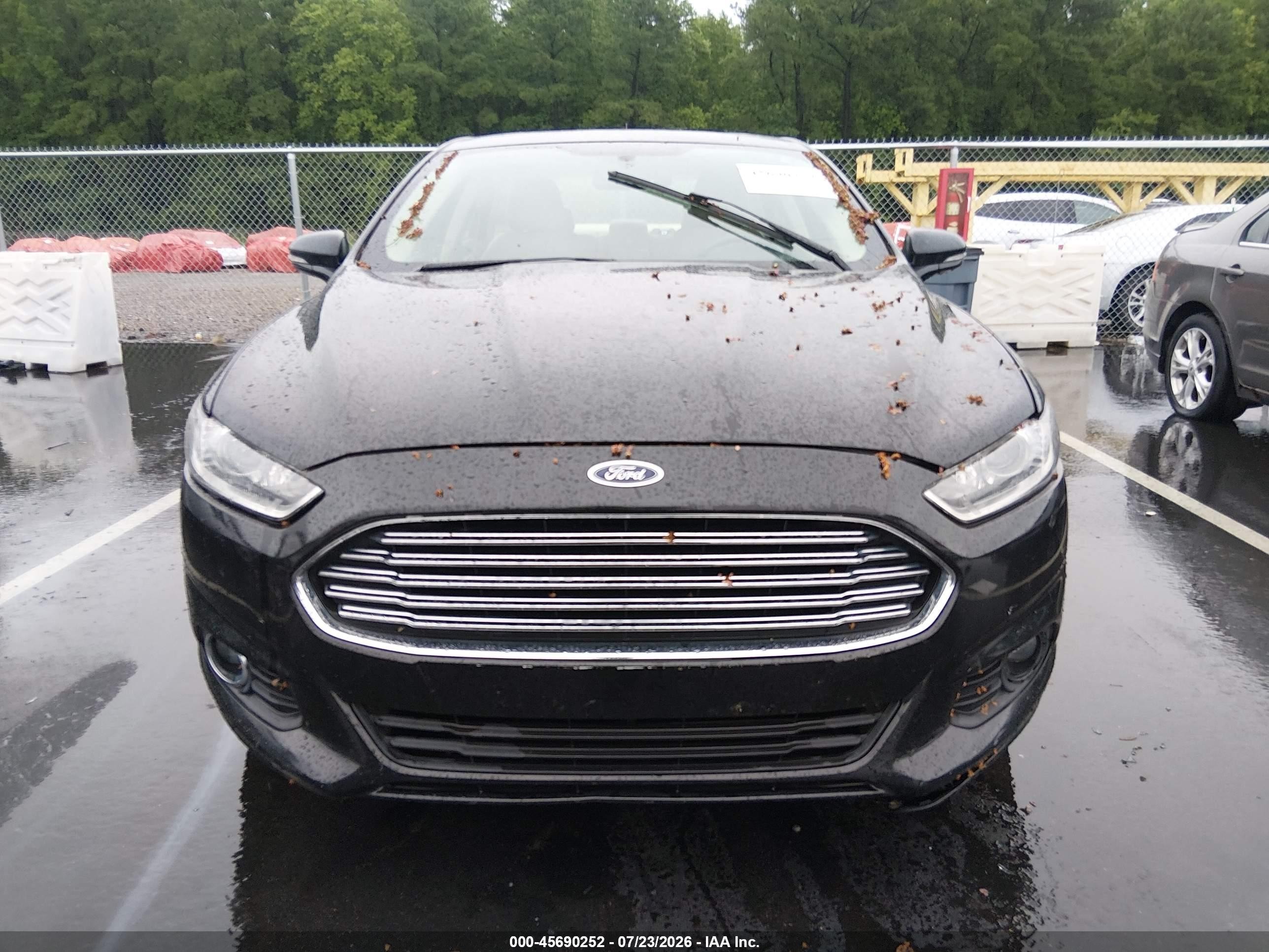2015 Ford Fusion Se Black vin: 3FA6P0HD8FR202855