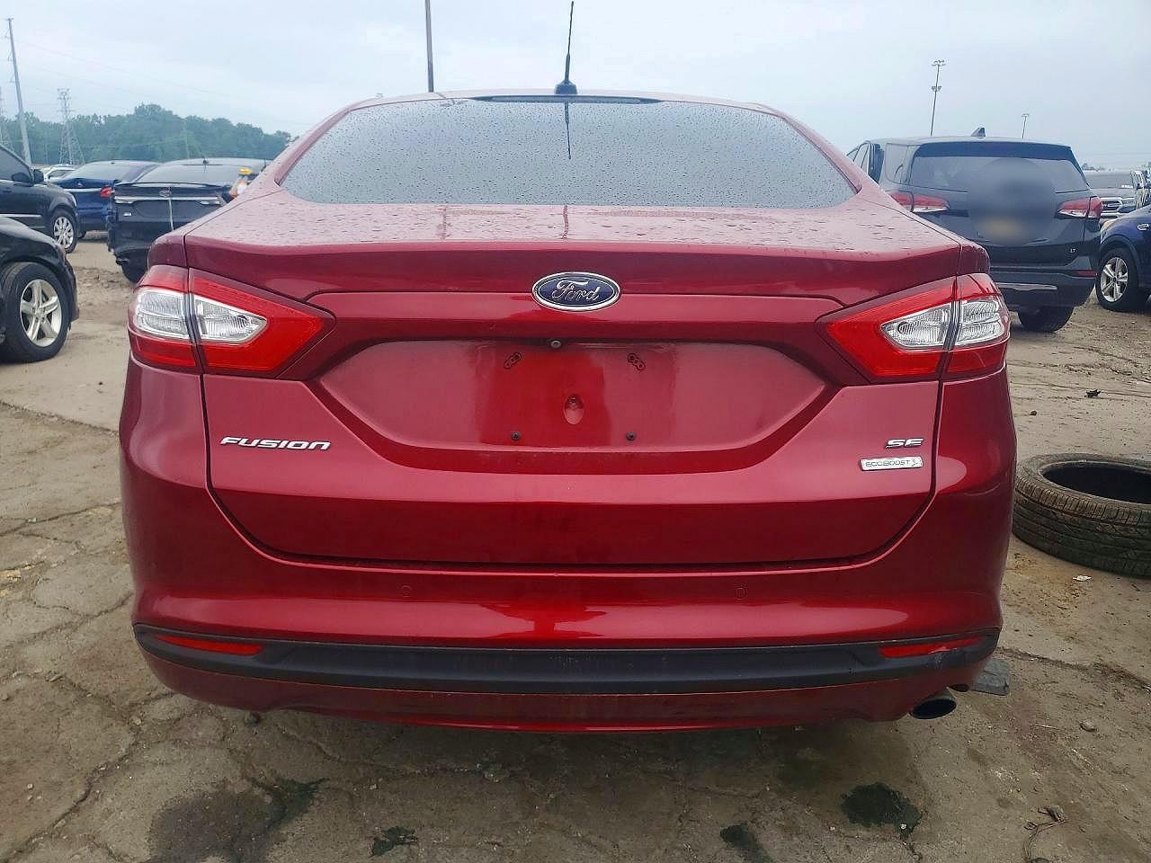 2015 Ford Fusion Se Red vin: 3FA6P0HD8FR223396