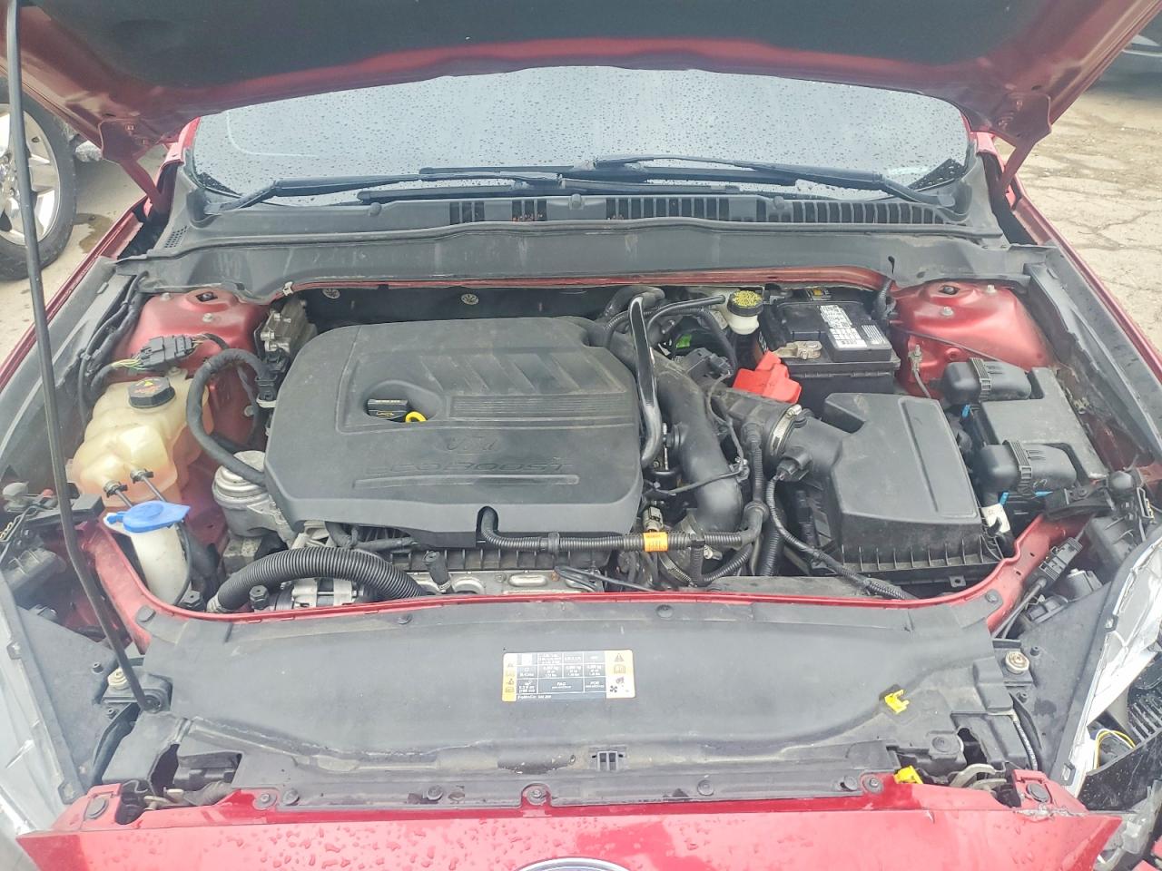 2015 Ford Fusion Se Red vin: 3FA6P0HD8FR223396