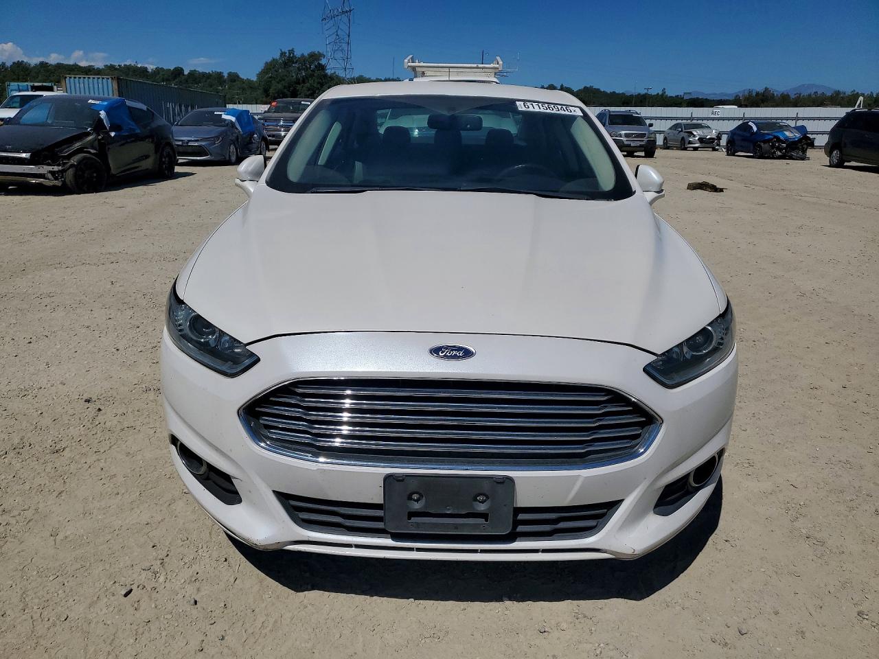 2015 Ford Fusion Se White vin: 3FA6P0HD8FR245866