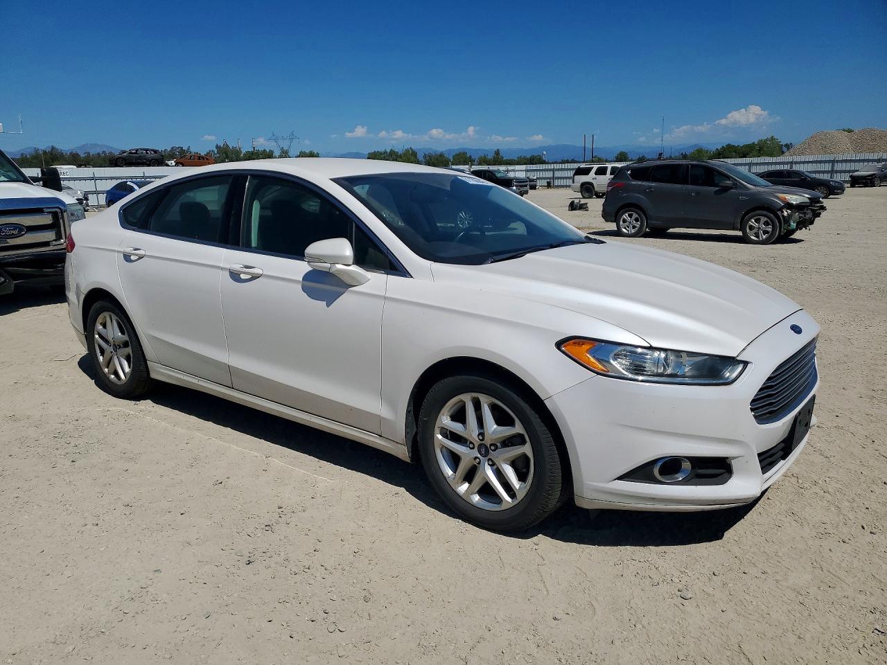 2015 Ford Fusion Se White vin: 3FA6P0HD8FR245866
