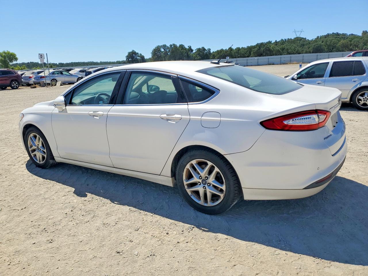 2015 Ford Fusion Se White vin: 3FA6P0HD8FR245866