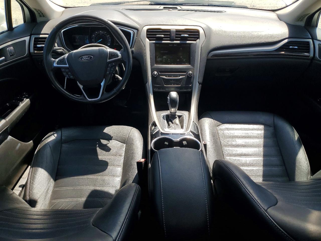 2015 Ford Fusion Se White vin: 3FA6P0HD8FR245866