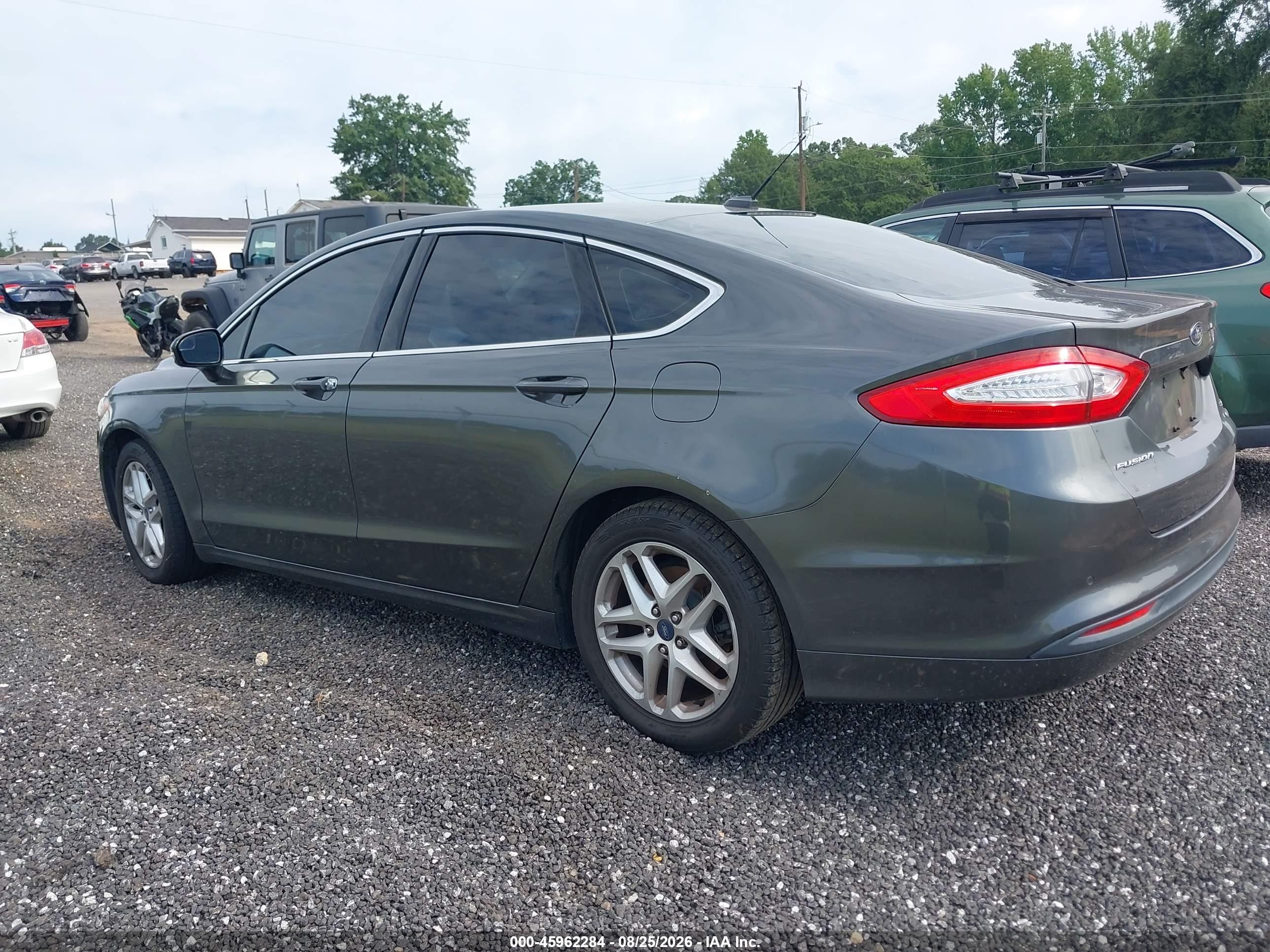 2015 Ford Fusion Se Gray vin: 3FA6P0HD8FR274168
