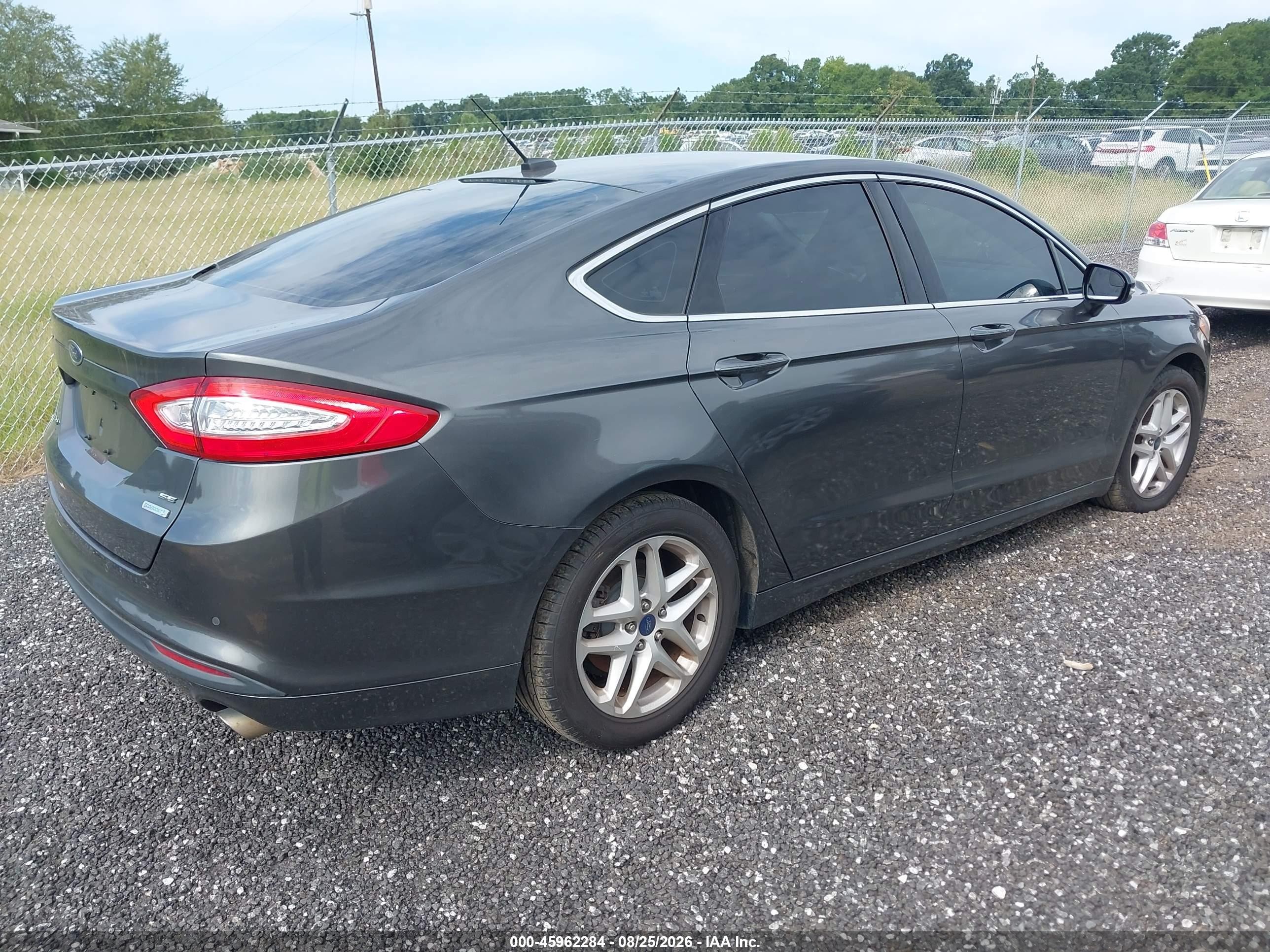 2015 Ford Fusion Se Gray vin: 3FA6P0HD8FR274168
