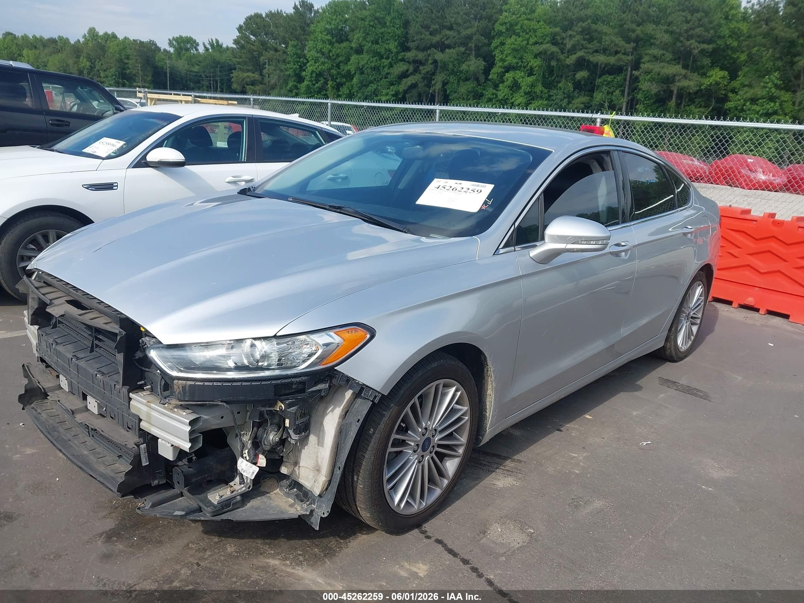 2015 Ford Fusion Se Silver vin: 3FA6P0HD8FR288832