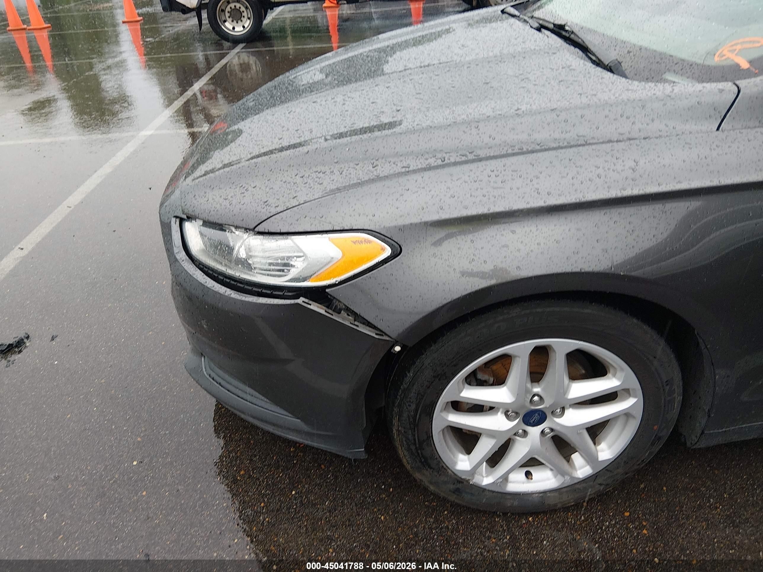 2016 Ford Fusion Se Серый vin: 3FA6P0HD8GR162598