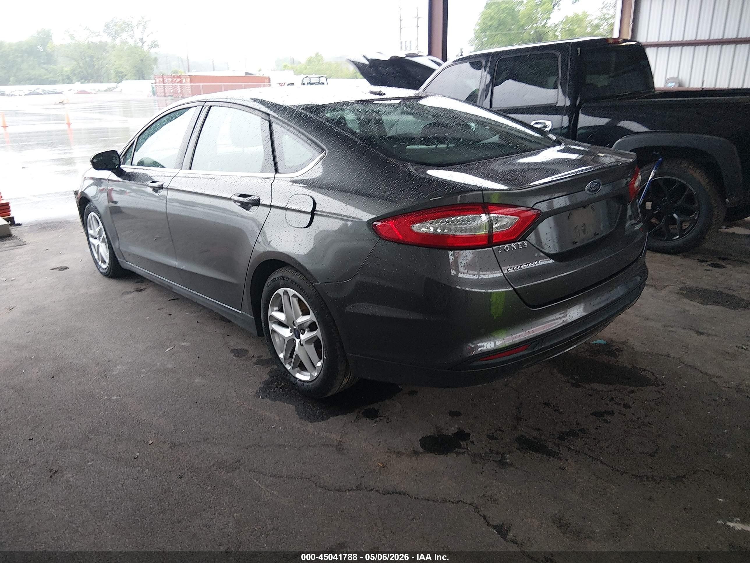 2016 Ford Fusion Se Серый vin: 3FA6P0HD8GR162598