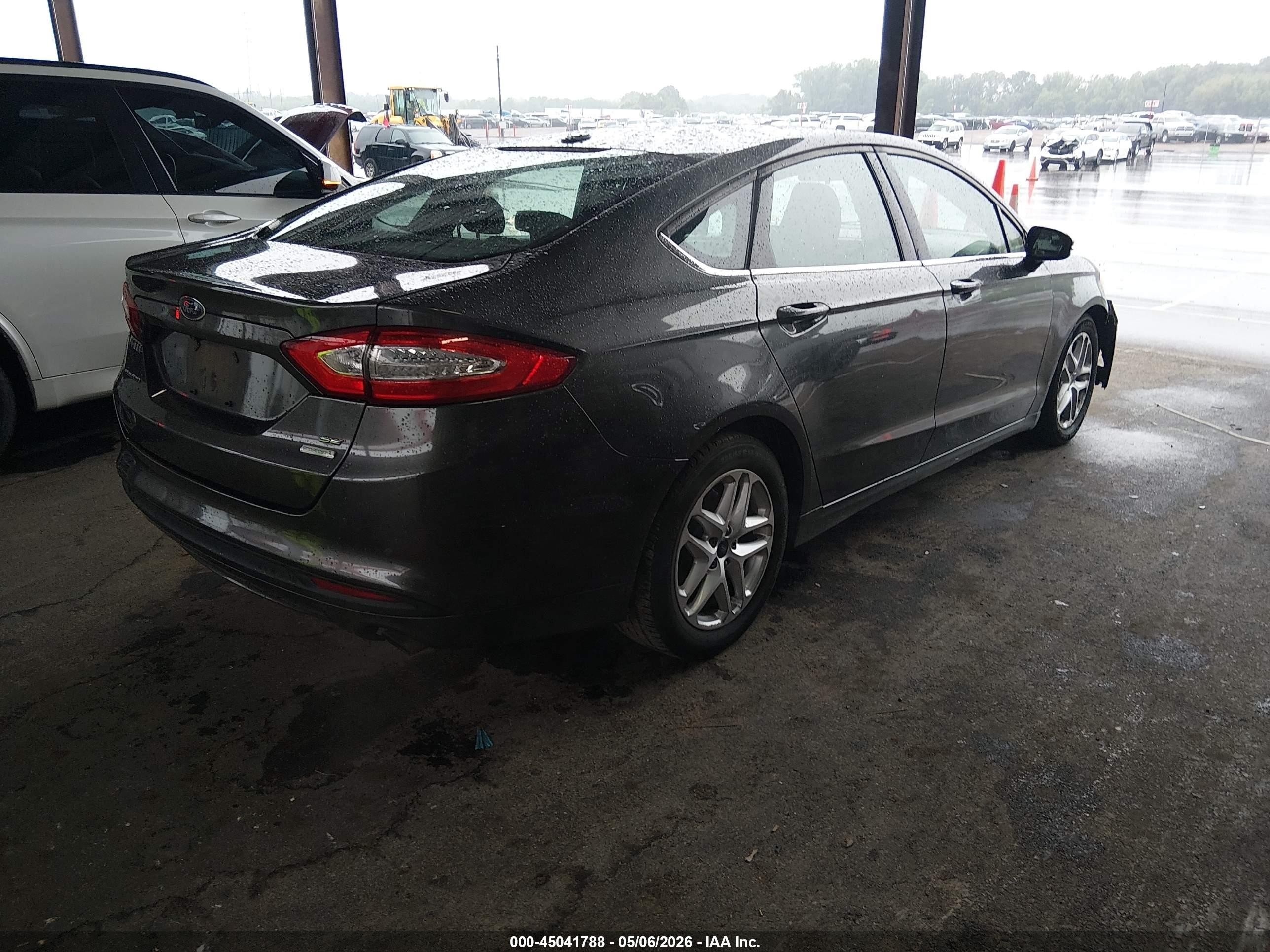 2016 Ford Fusion Se Серый vin: 3FA6P0HD8GR162598