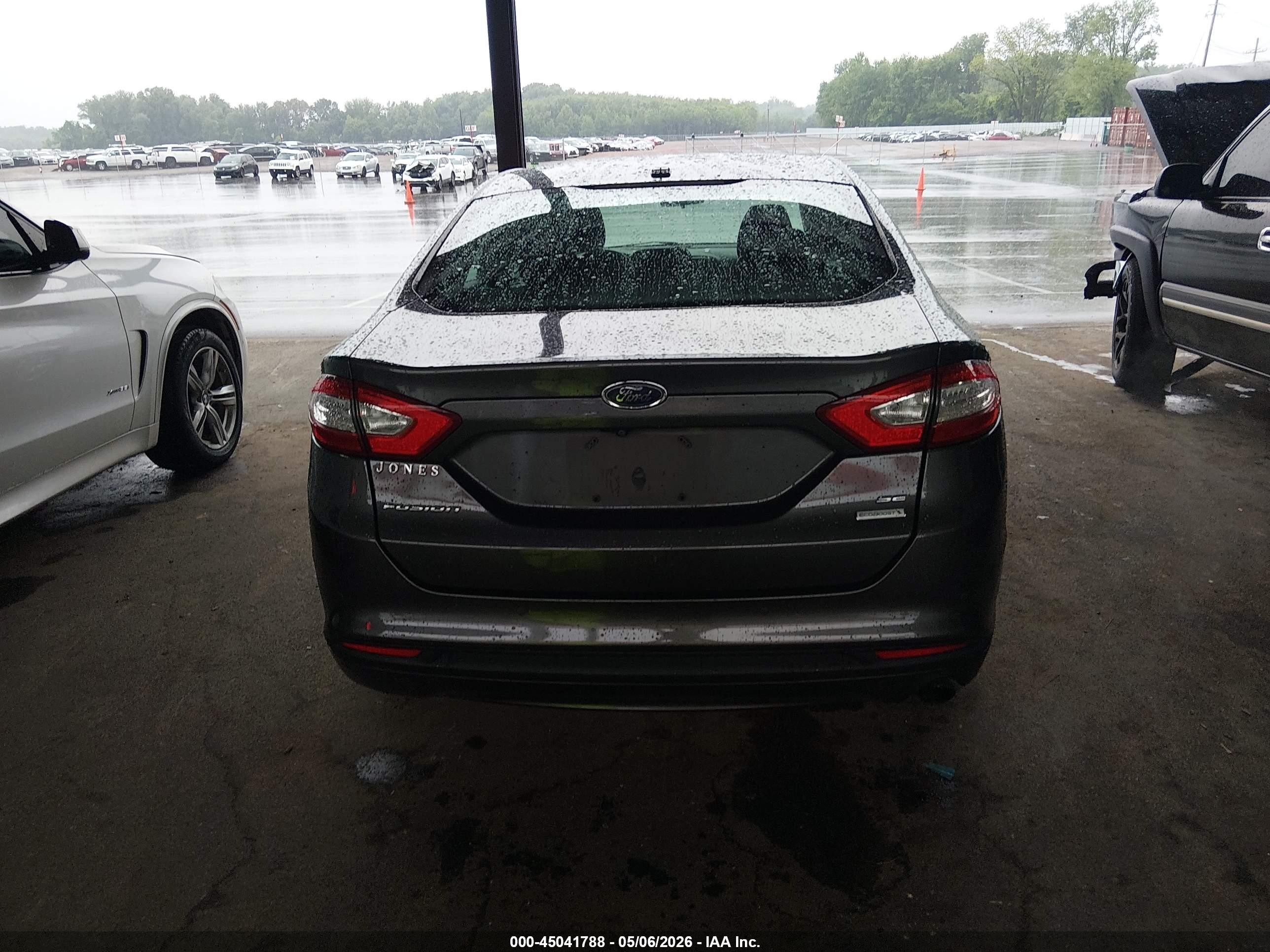 2016 Ford Fusion Se Серый vin: 3FA6P0HD8GR162598