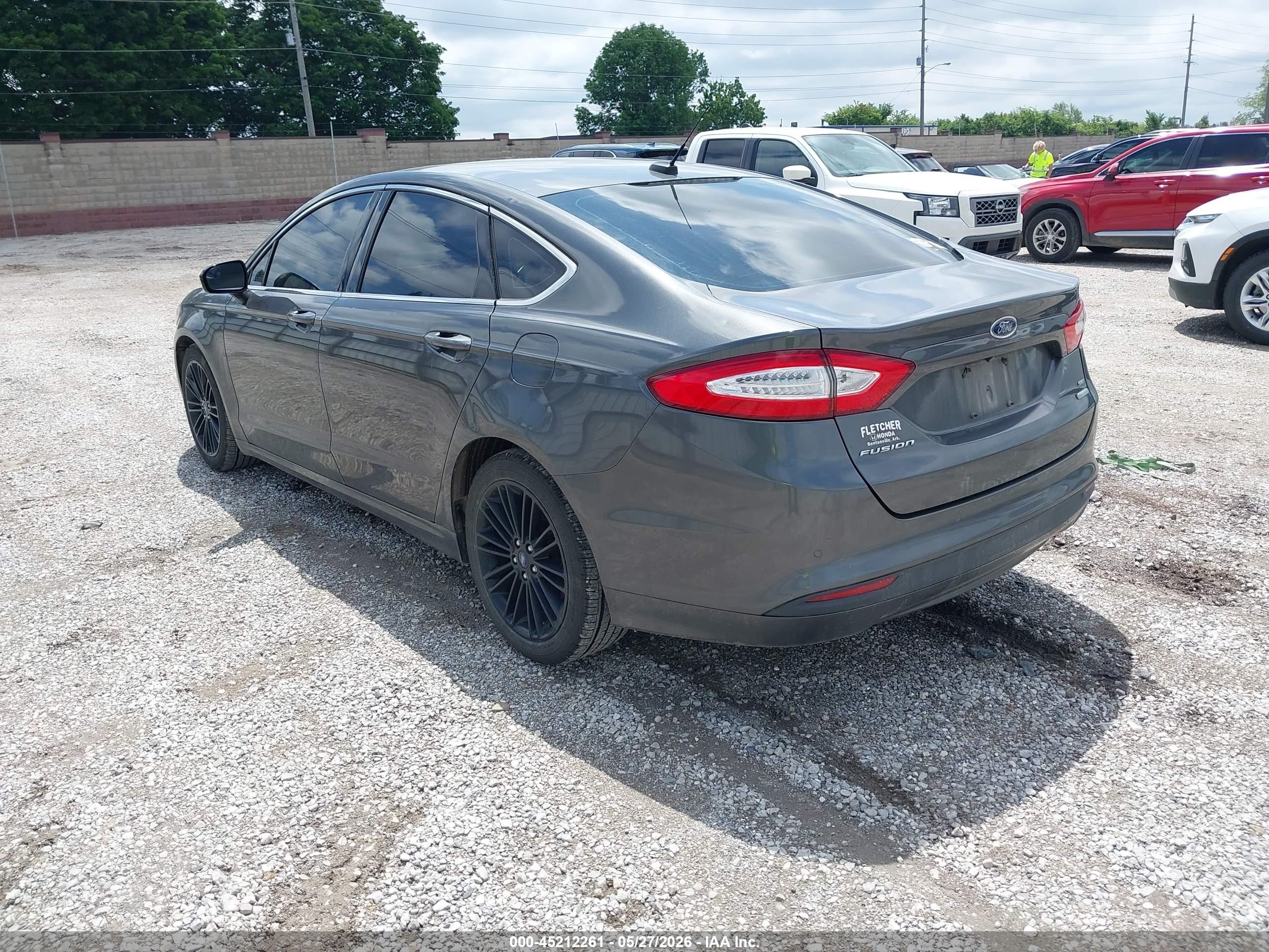2016 Ford Fusion Se Black vin: 3FA6P0HD8GR249322