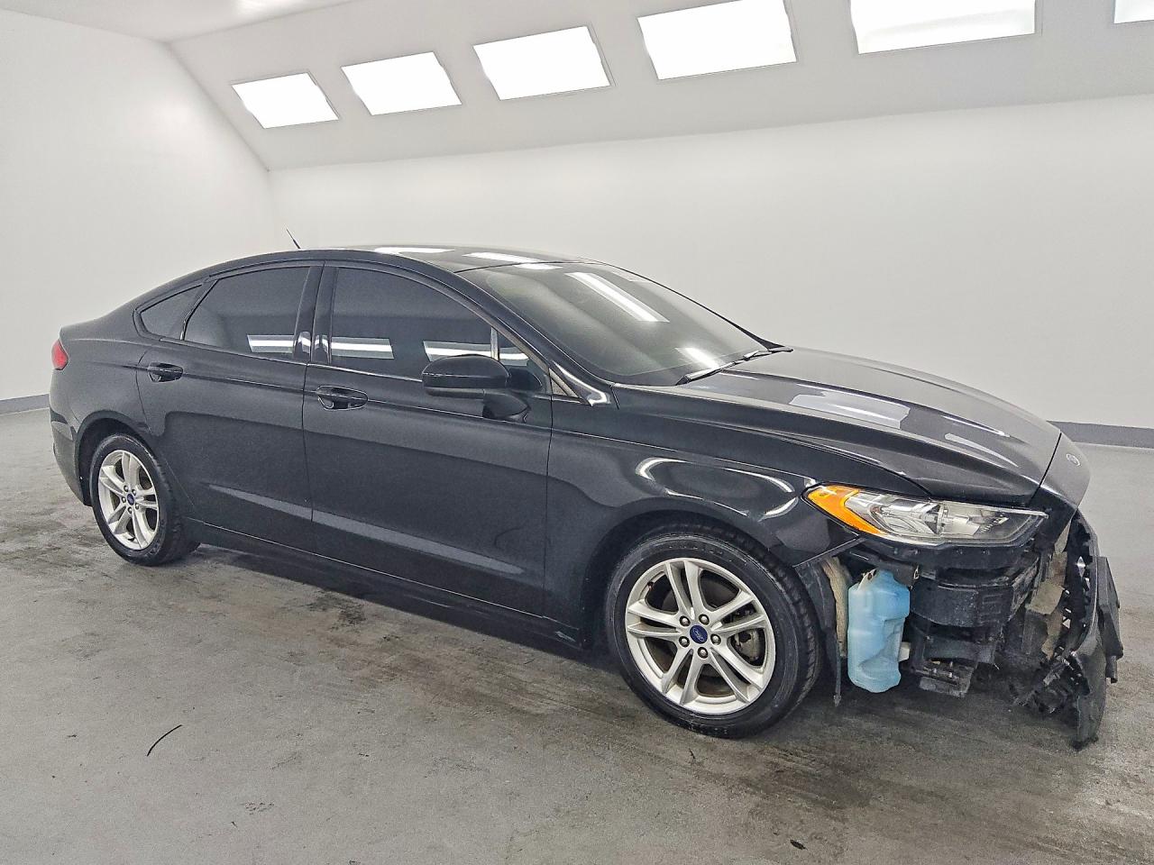2018 Ford Fusion Se Black vin: 3FA6P0HD8JR240725