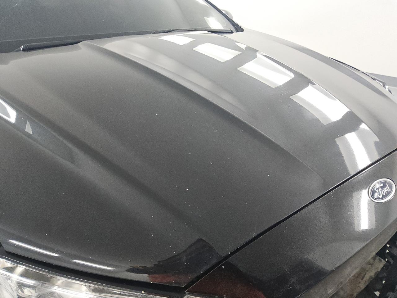 2018 Ford Fusion Se Black vin: 3FA6P0HD8JR240725 Damage: Hood, Repainted, Substandard Repair