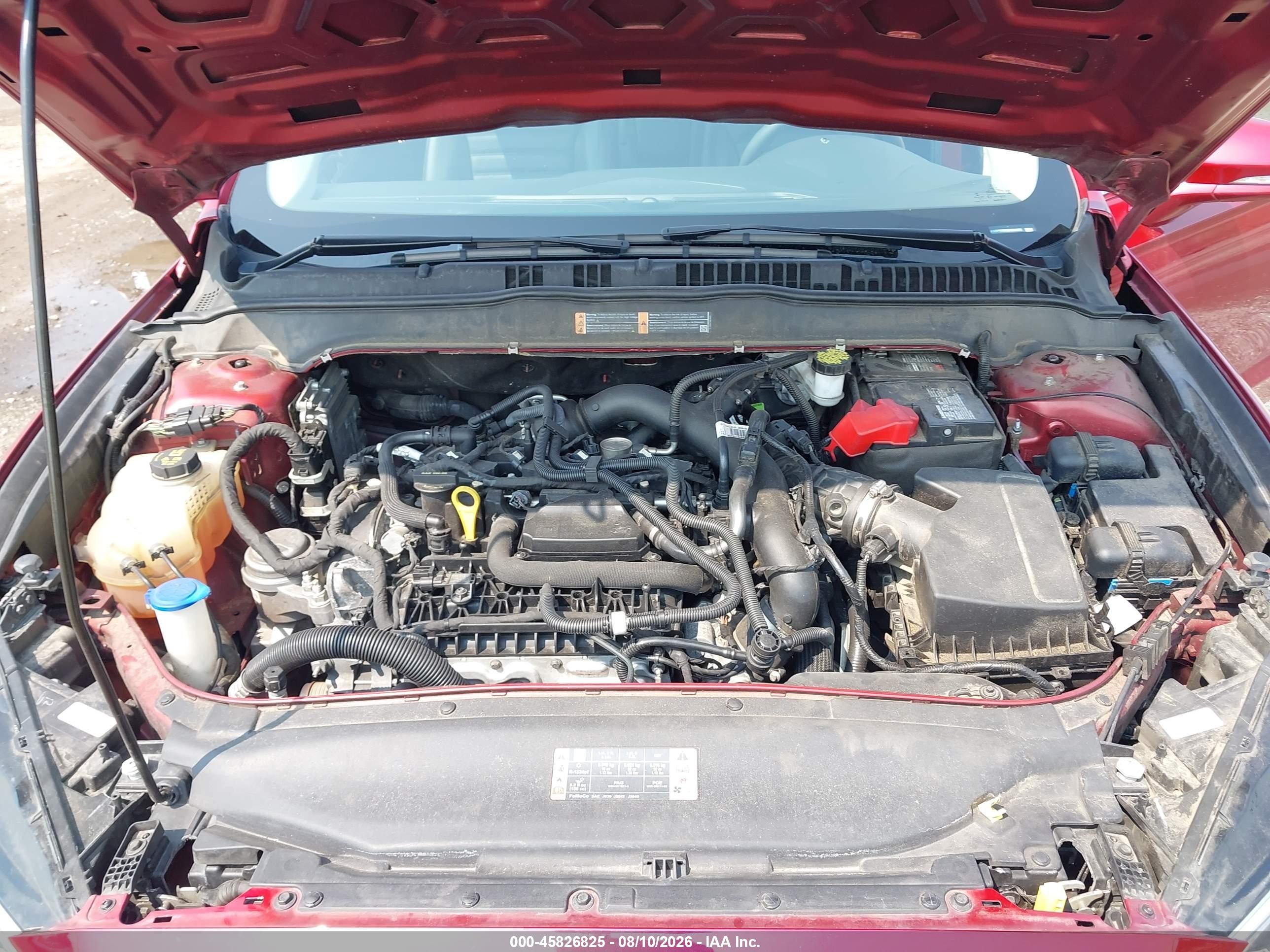 2018 Ford Fusion Se Red vin: 3FA6P0HD8JR266676