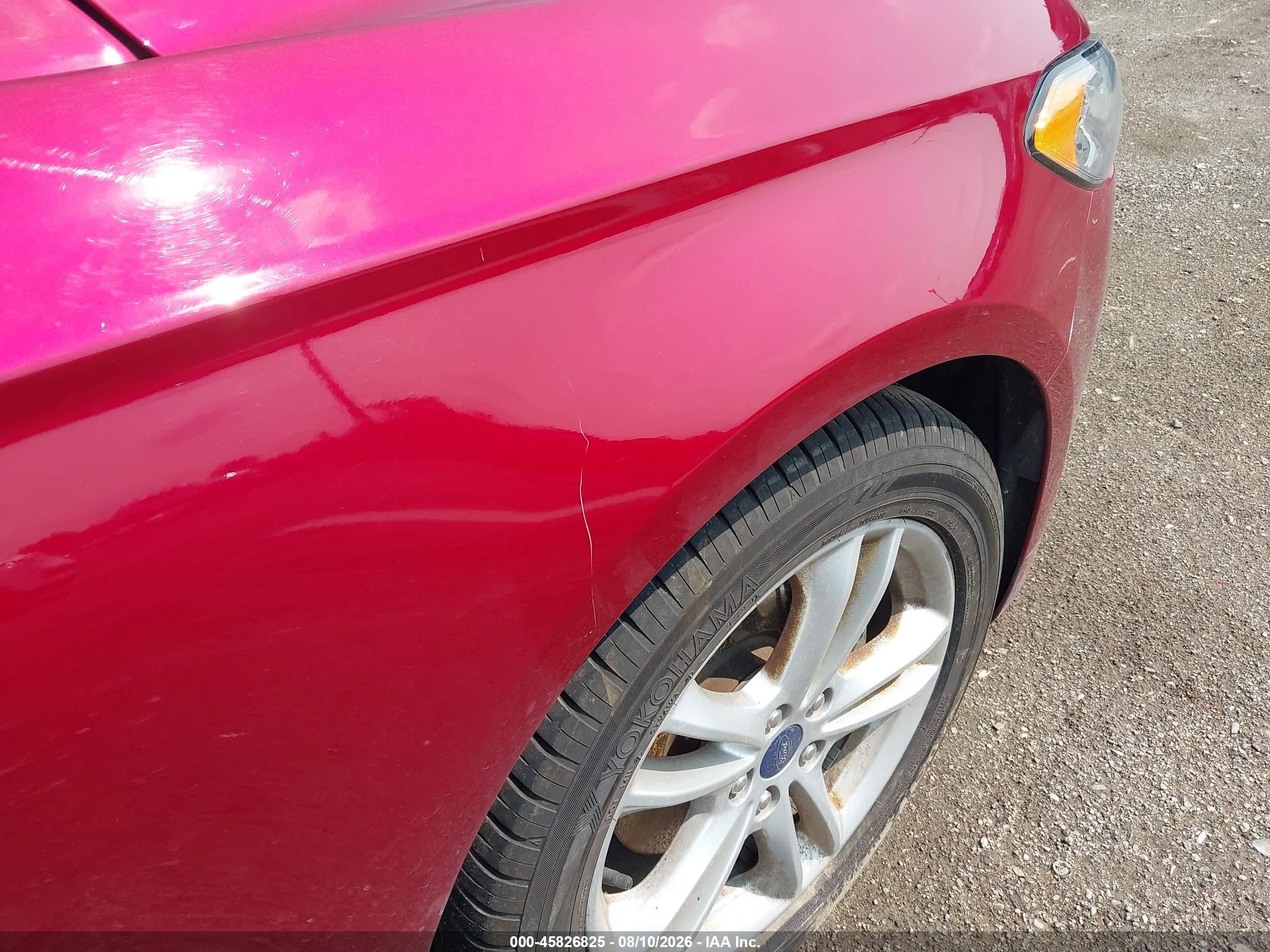 2018 Ford Fusion Se Red vin: 3FA6P0HD8JR266676