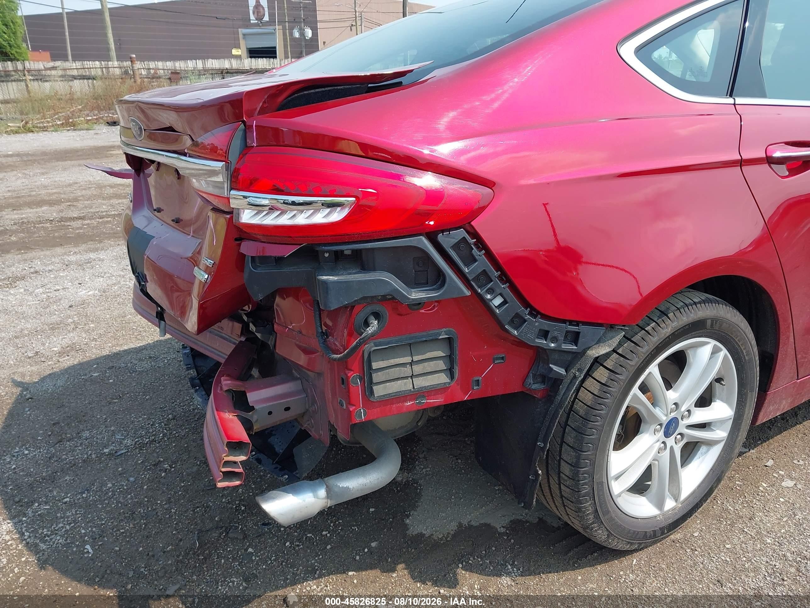 2018 Ford Fusion Se Red vin: 3FA6P0HD8JR266676