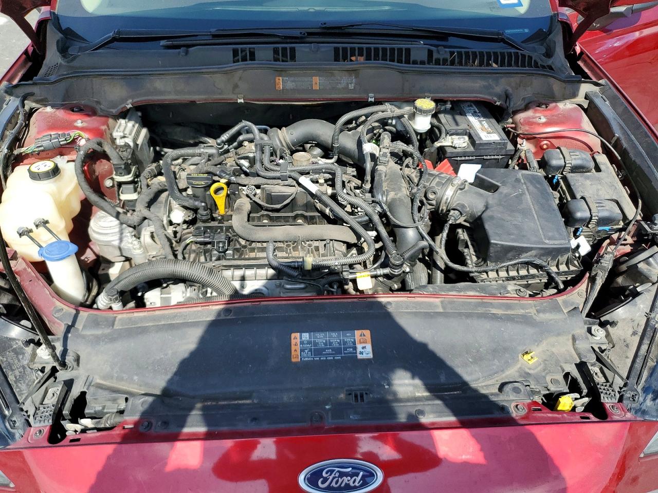 2018 Ford Fusion Se Red vin: 3FA6P0HD8JR284787